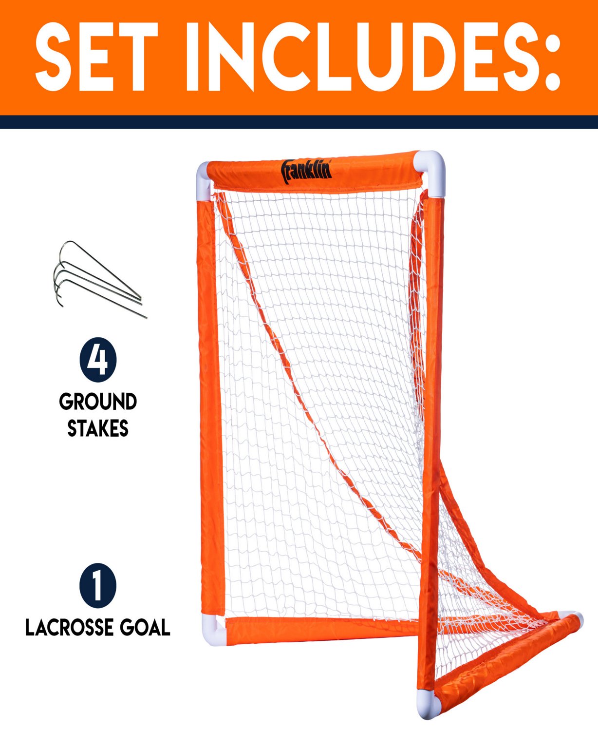 Franklin 38" Deluxe Youth Lacrosse Goal - view number 2