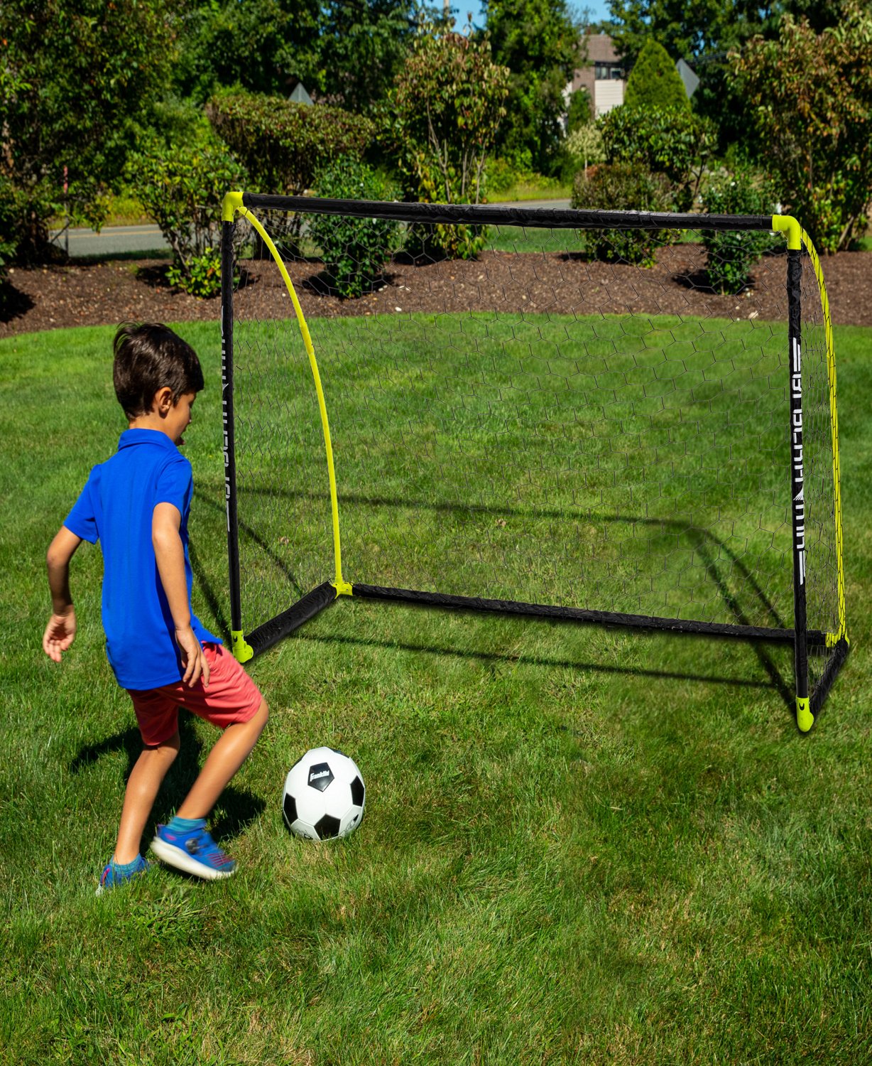 Franklin 4 ft x 6 ft Black Hawk Portable Soccer Goal - view number 5
