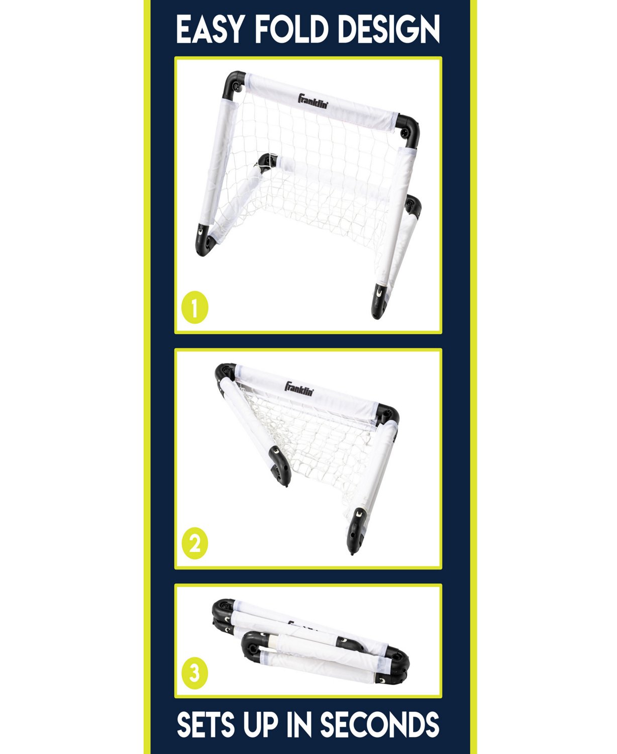 Franklin 1.4 ft x 1.8 ft Mini Insta Indoor Soccer Set - view number 4