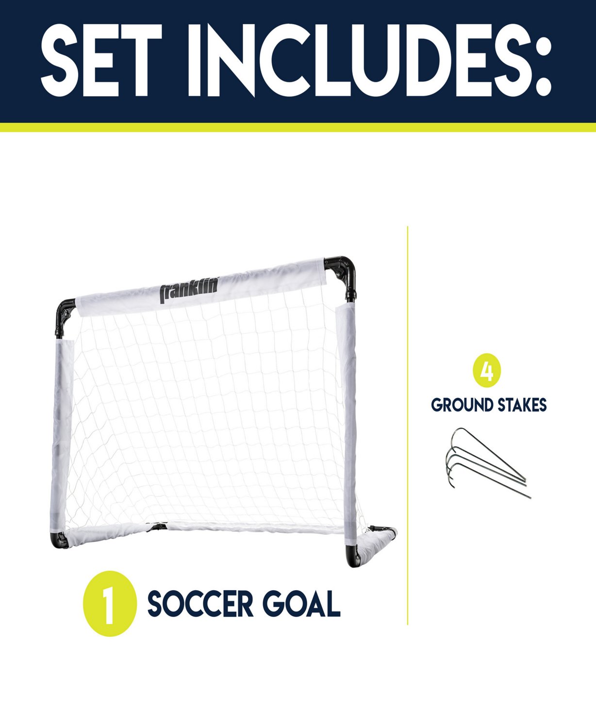 Franklin 2 ft x 3 ft MLS Fold N Go Soccer Goal Net - view number 6