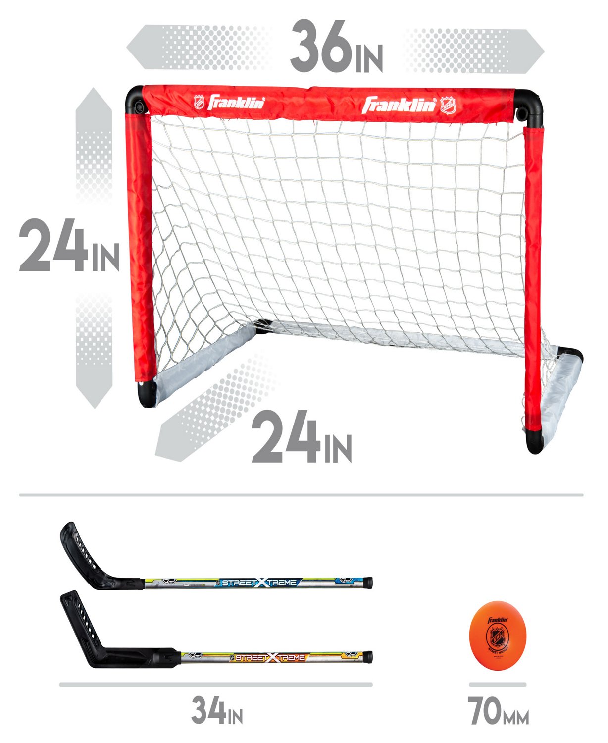 Franklin NHL® Hockey Goal and 2-Stick Set - view number 3
