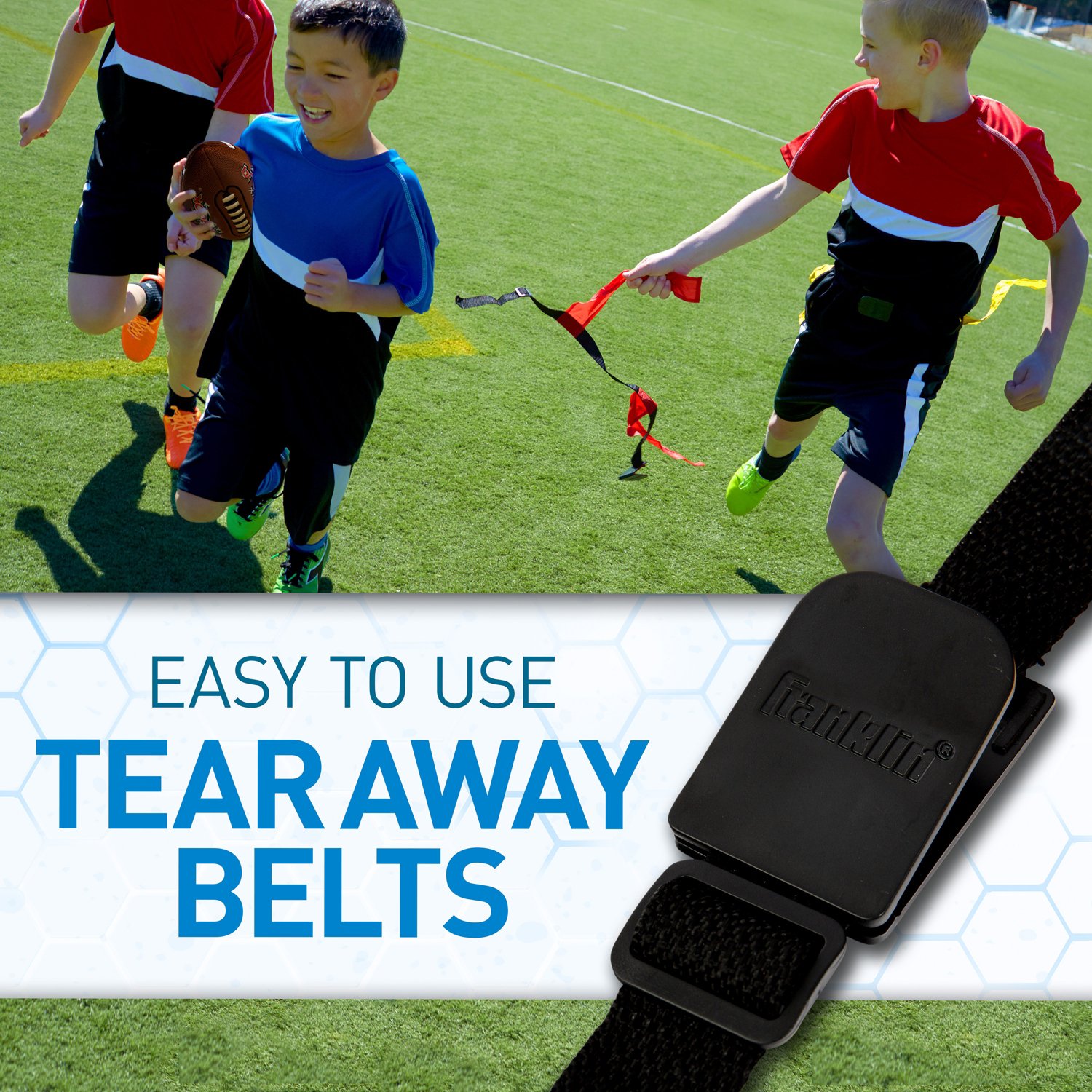 Franklin 10-Player Flag Football Set with PLAYBOOK Mini Ball - view number 3