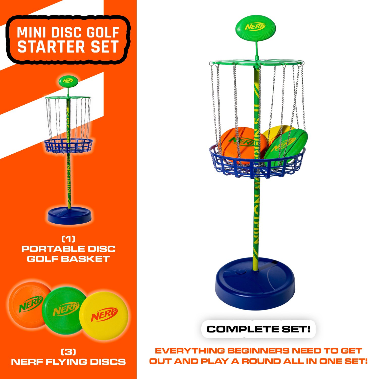 NERF Disc Golf Starter Set                                                                                                       - view number 2