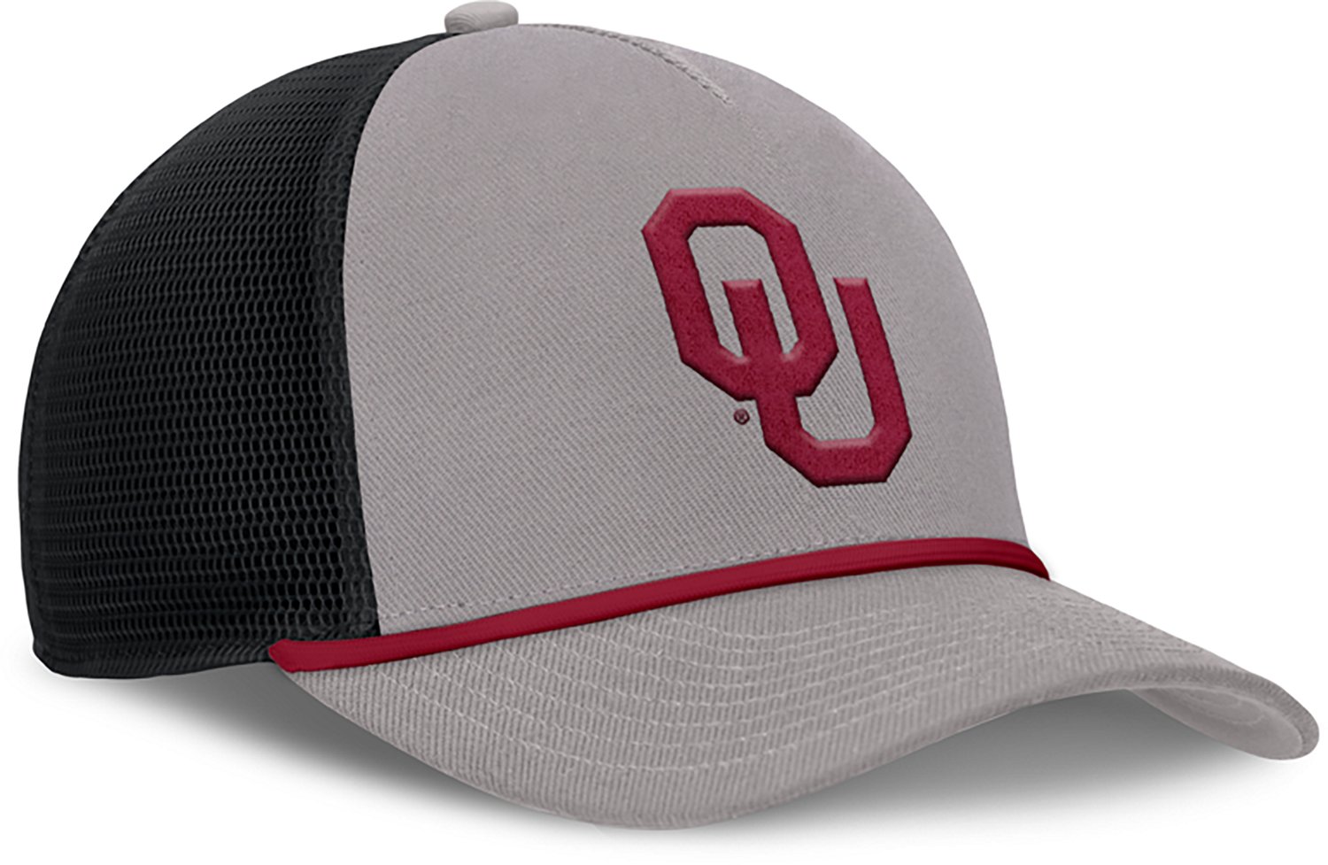 Jordan Men's Oklahoma Rise Primetime Primary Logo Trucker Cap - view number 3