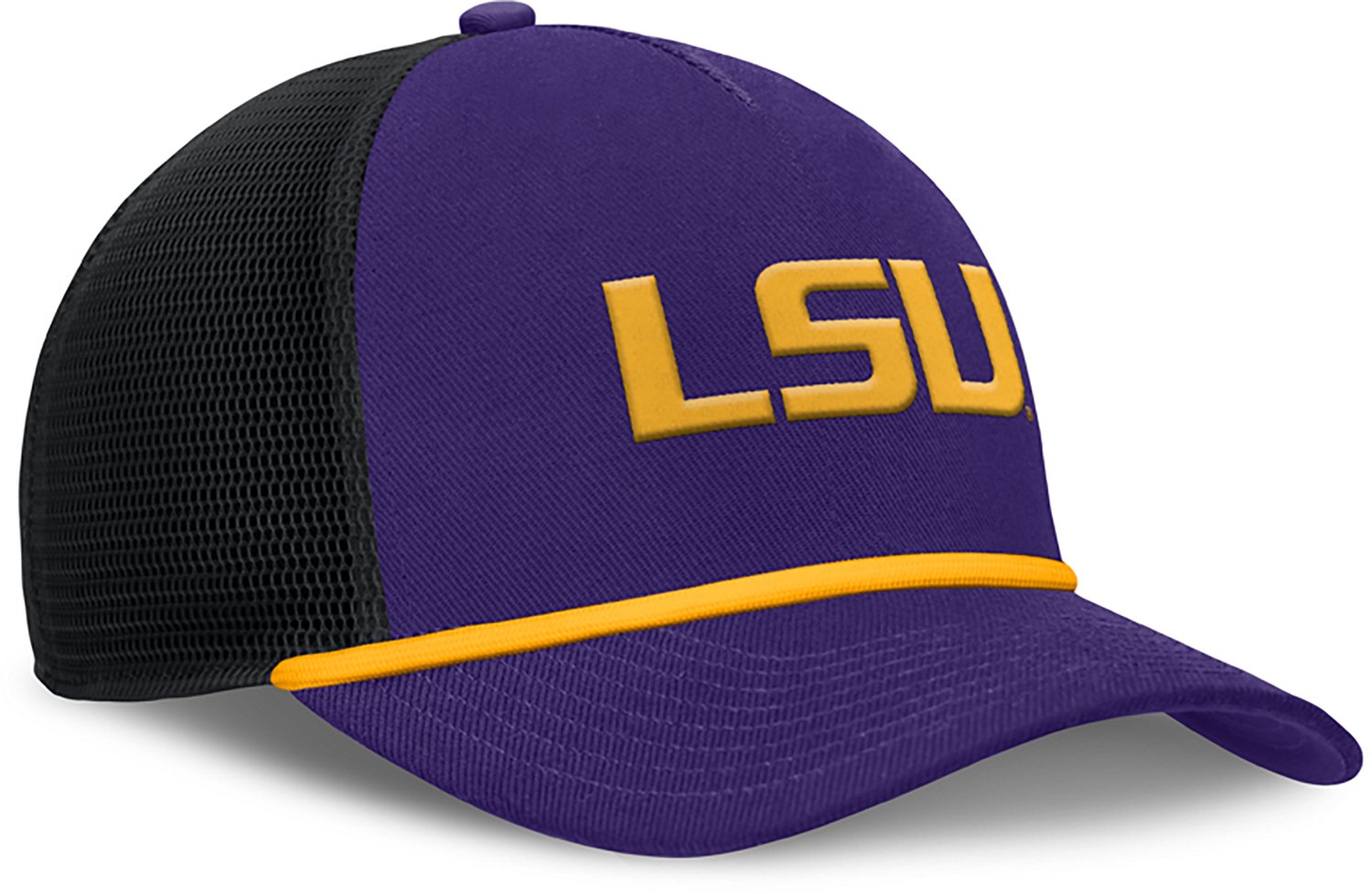 Nike Men's LSU Rise Primetime Primary Logo Trucker Cap - view number 3