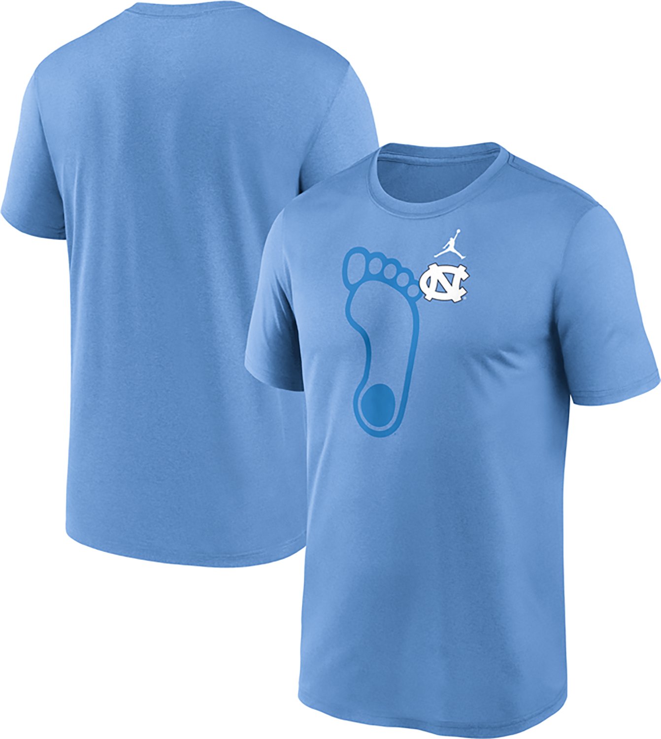 Jordan Men's UNC Legend Shadow Logo T-shirt - view number 3