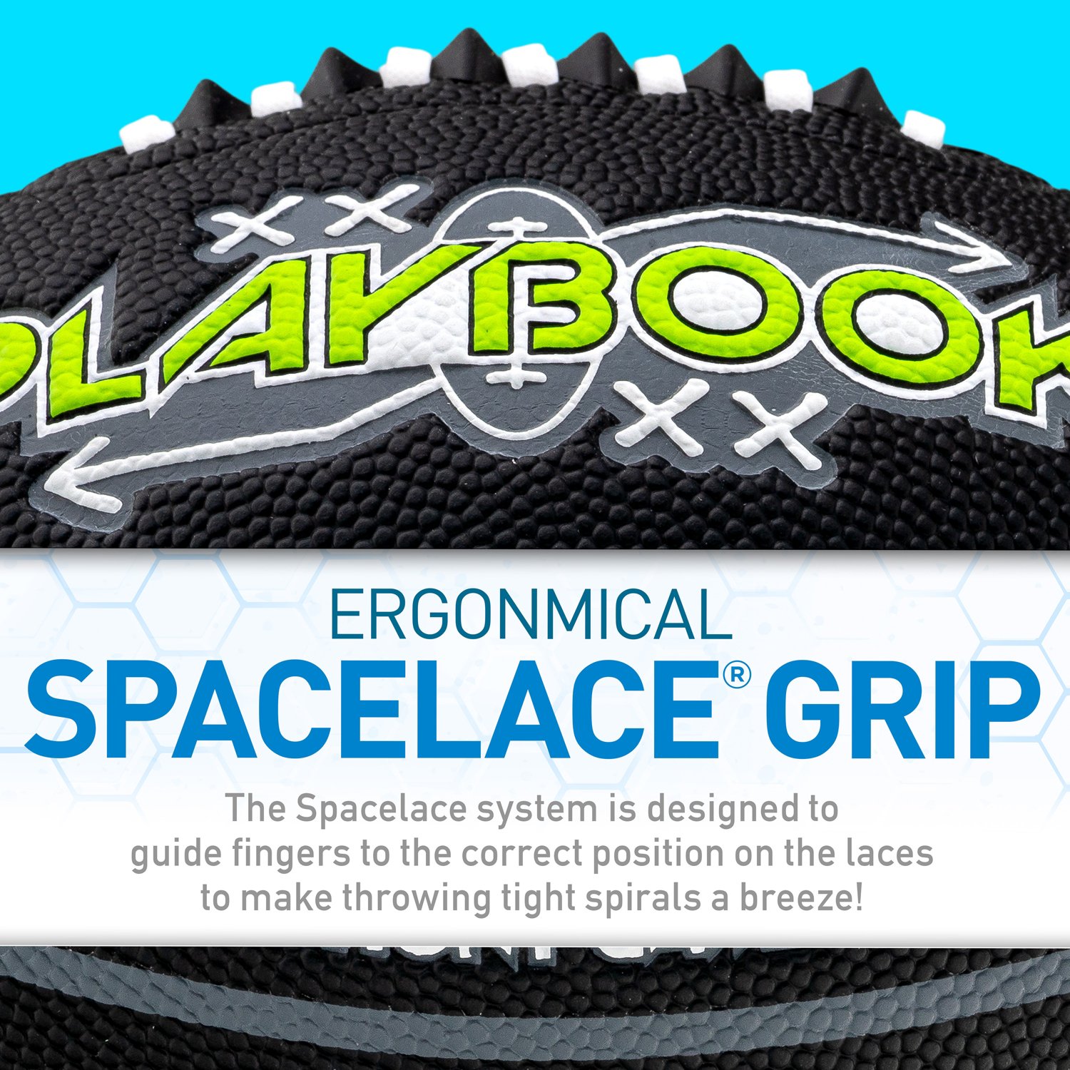 Franklin Junior SPACELACE Playbook Football - view number 6