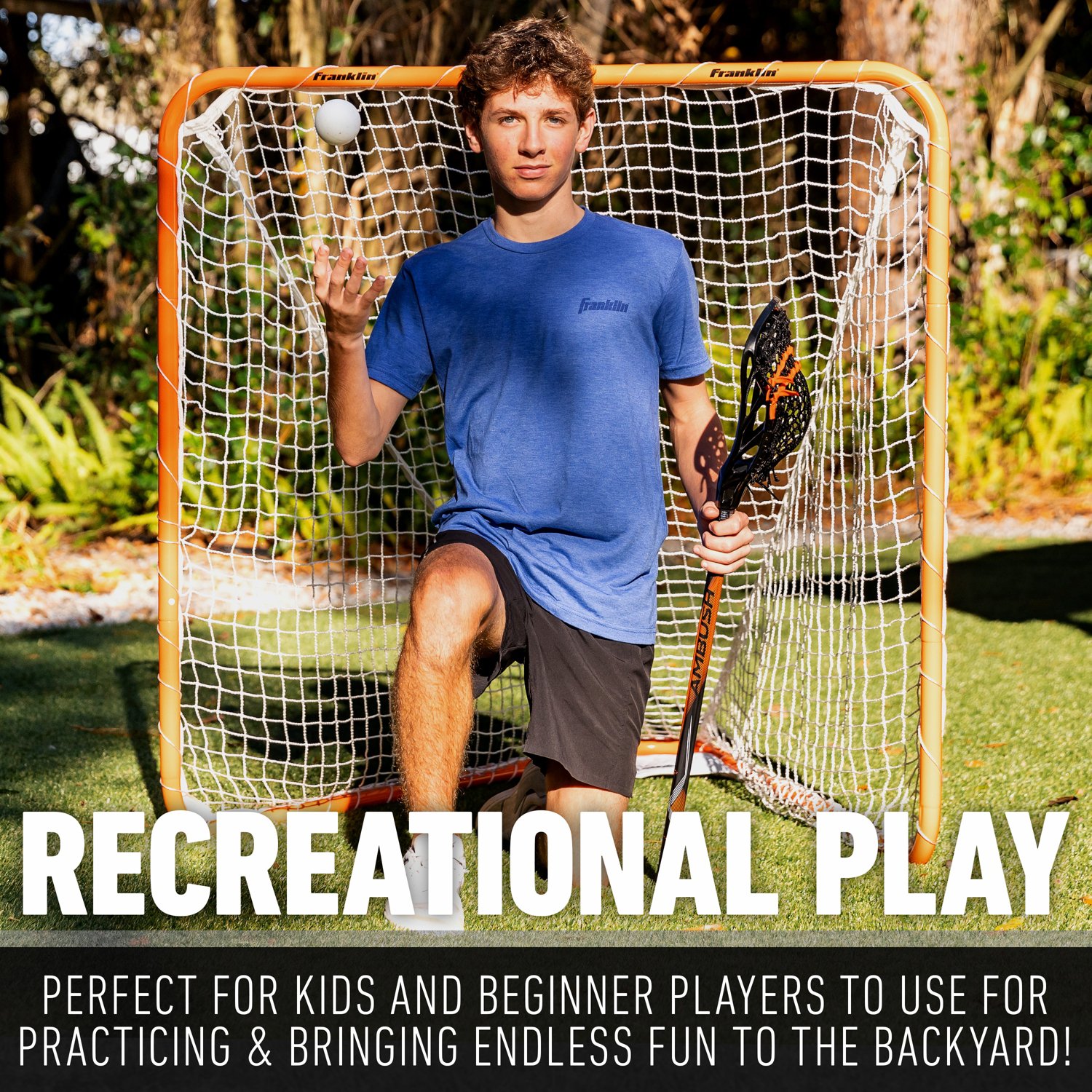 Franklin 4 ft x 4 ft Mini Lacrosse Goal - view number 3