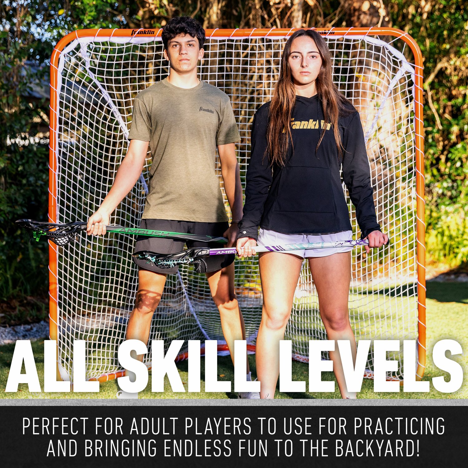 Franklin 6 ft x 6 ft Lacrosse Goal - view number 3