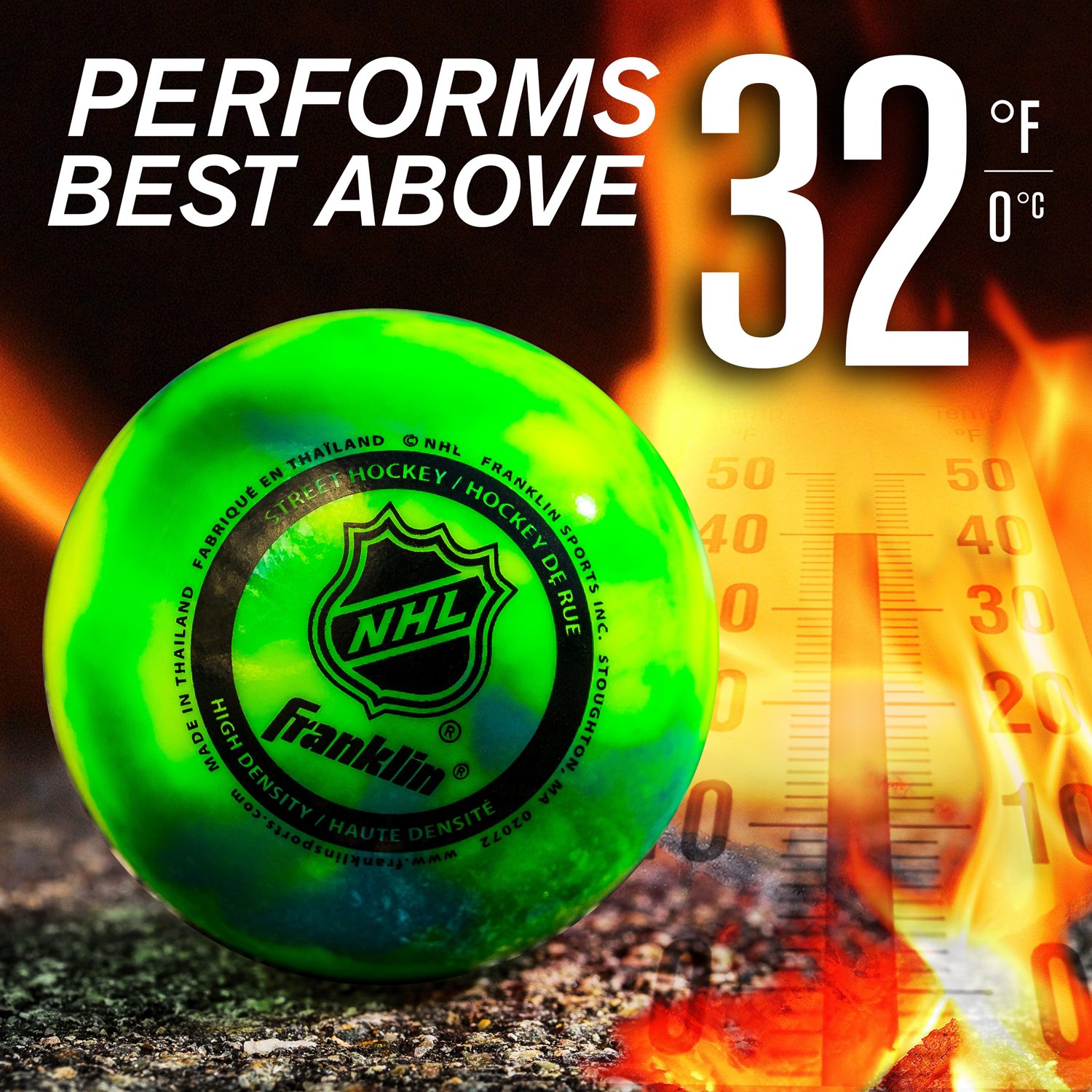 Franklin Extreme Color High-Density Street Hockey Balls 15-Pack                                                                  - view number 3