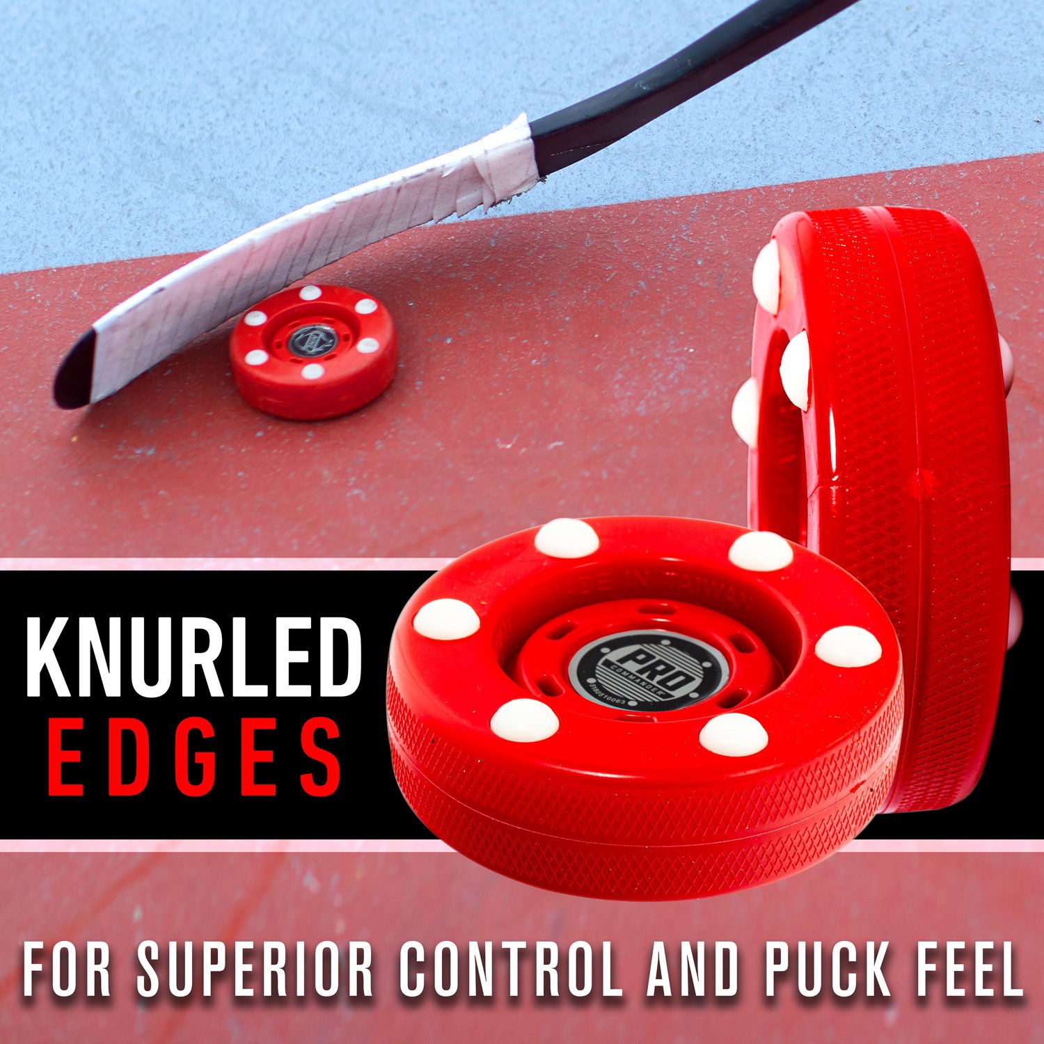 Franklin Kids' NHL Pro Commander Street Hockey Puck                                                                              - view number 5