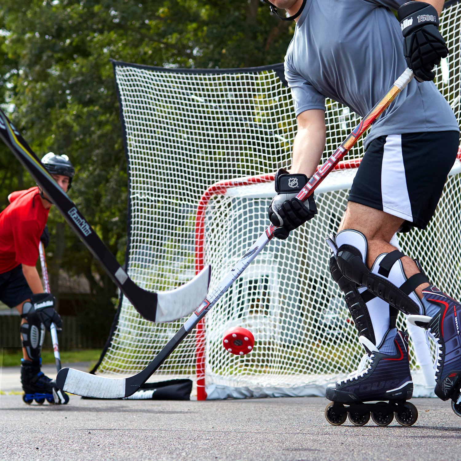 Franklin Kids' NHL Pro Commander Street Hockey Puck                                                                              - view number 8