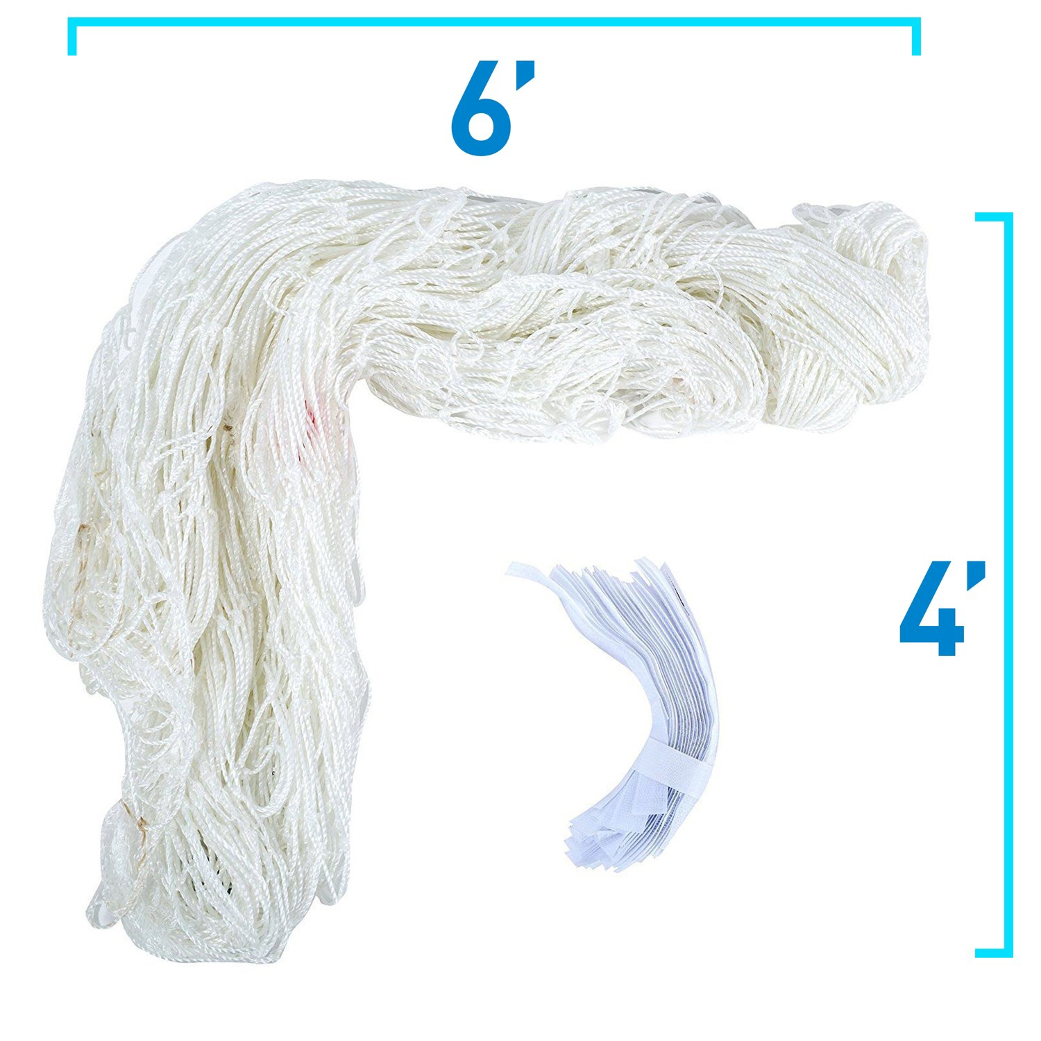 Franklin 4 ft x 6 ft Replacement Goal Net with Straps - view number 6