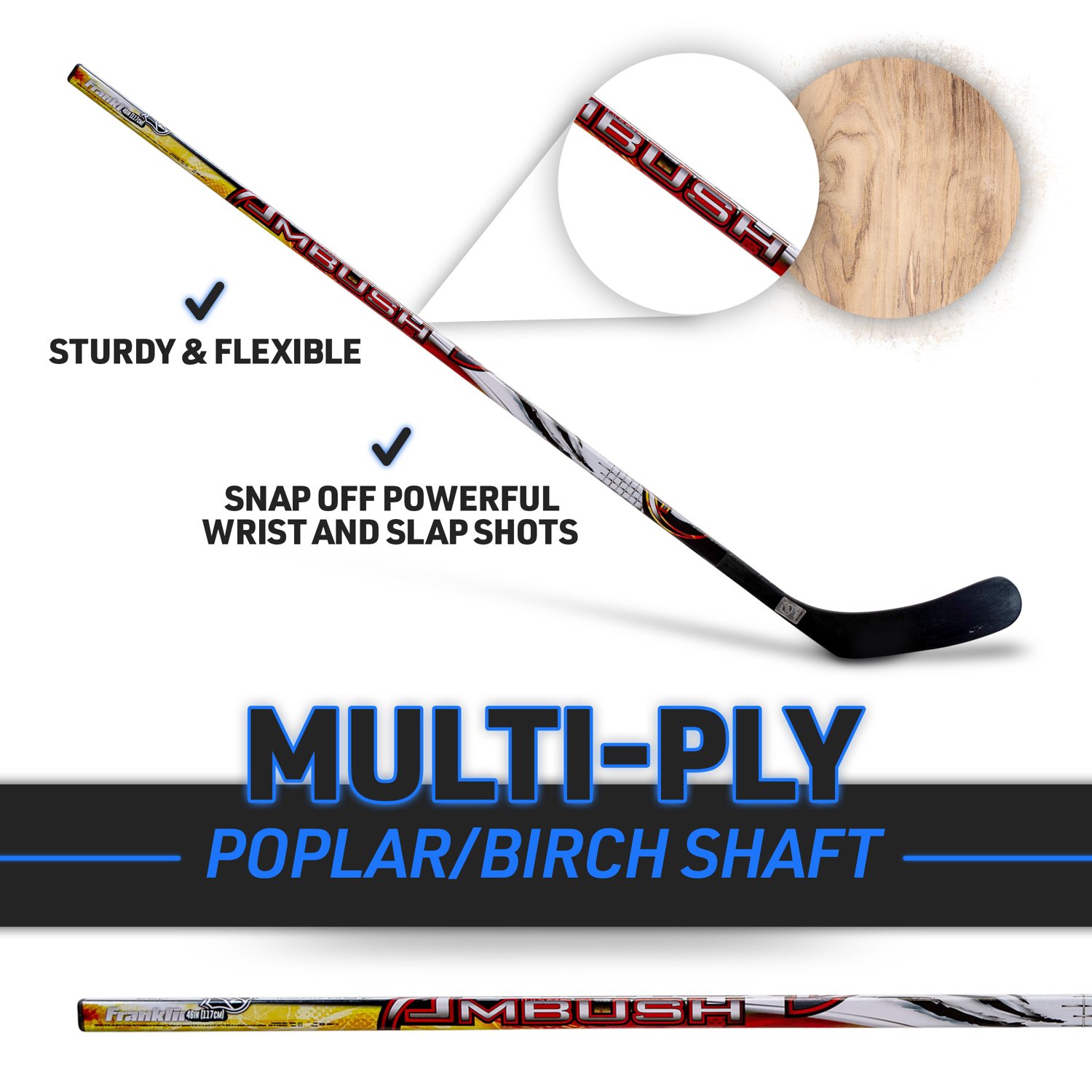 Franklin Sr. Ambush Street Hockey Stick - view number 5