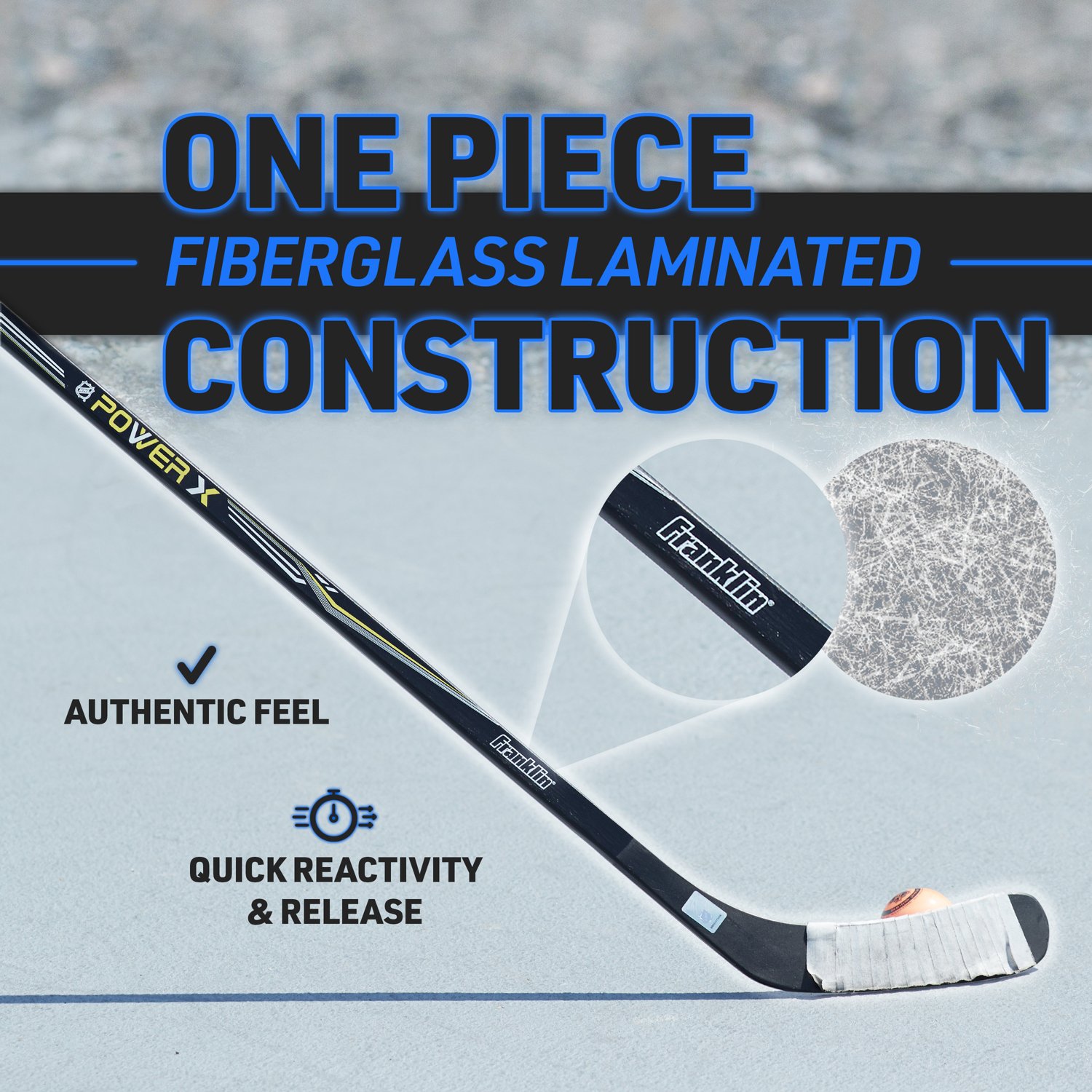 Franklin Jr. Power X Street Hockey Stick - view number 4