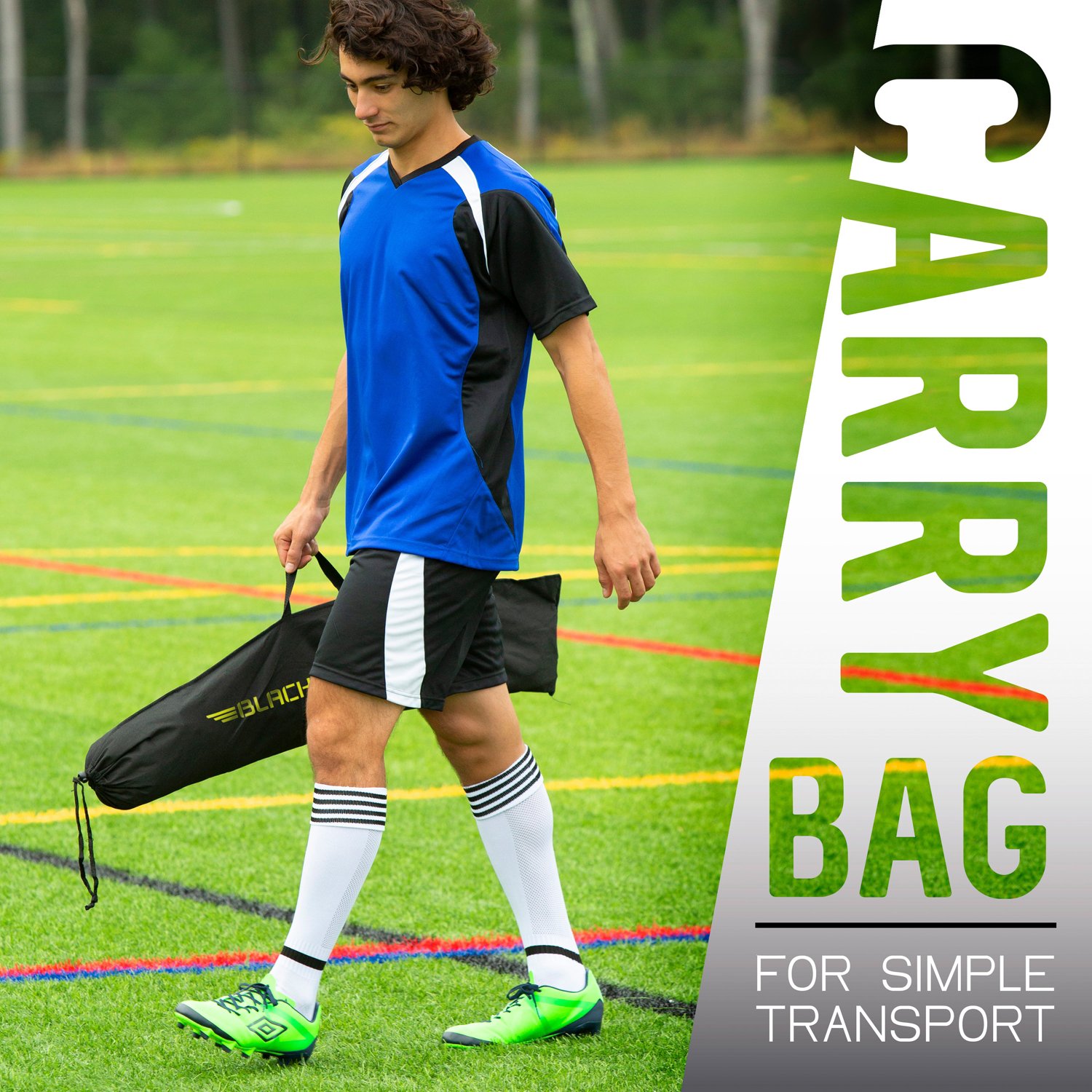 Franklin 6 ft x 12 ft Blackhawk Soccer Goal - view number 3