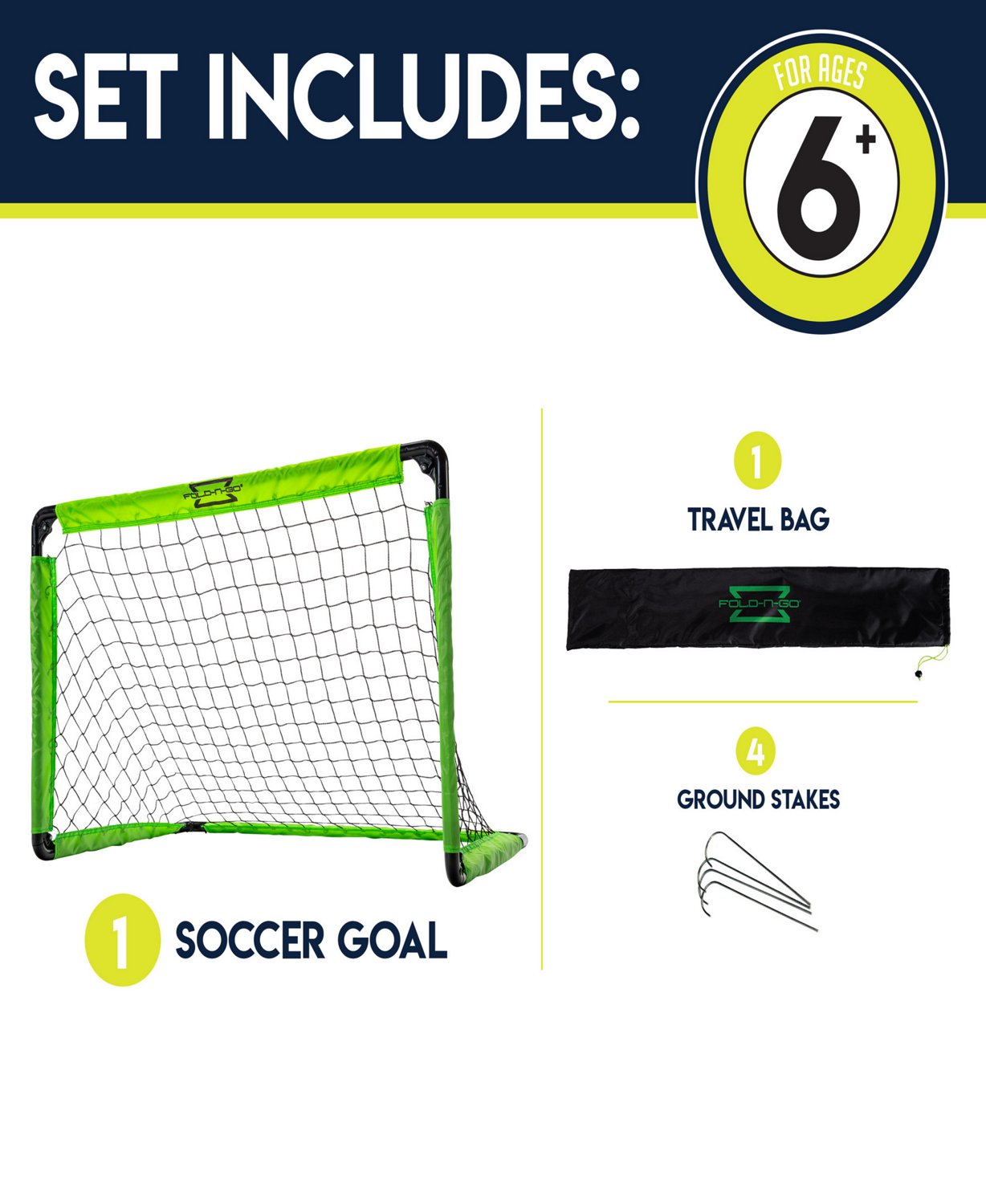 Franklin Steel Folding Soccer Goal - view number 3