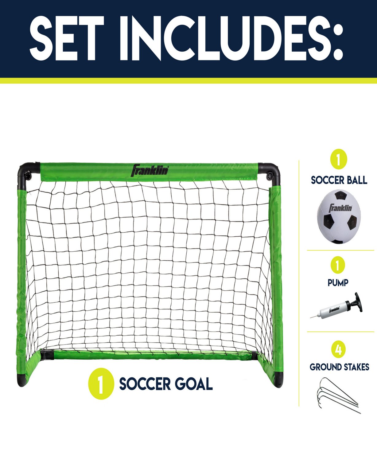 Franklin Soccer Insta Soccer Goal Net Set - view number 3