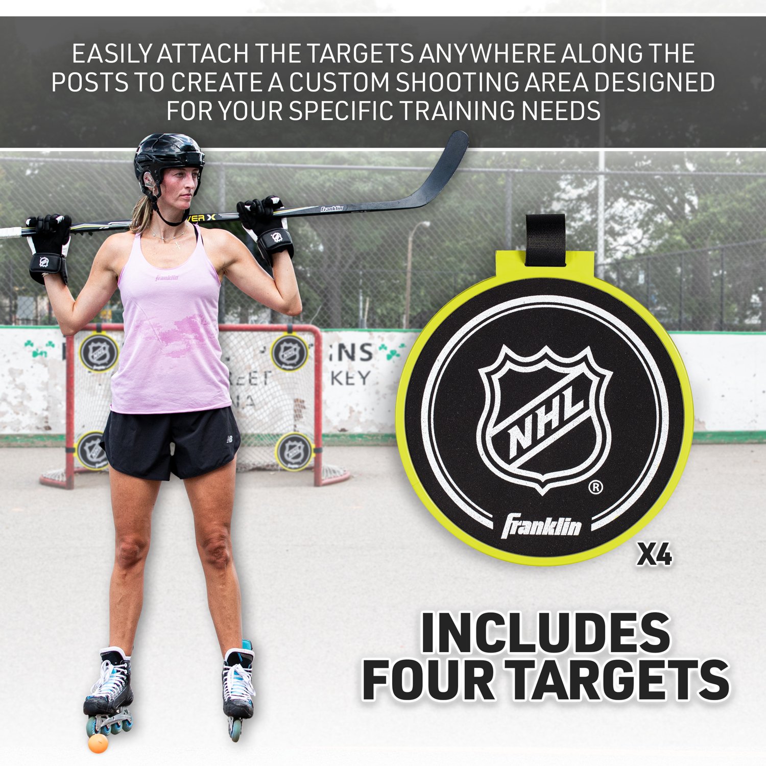 Franklin NHL Knock Out Shooting Targets 4-Pack                                                                                   - view number 2