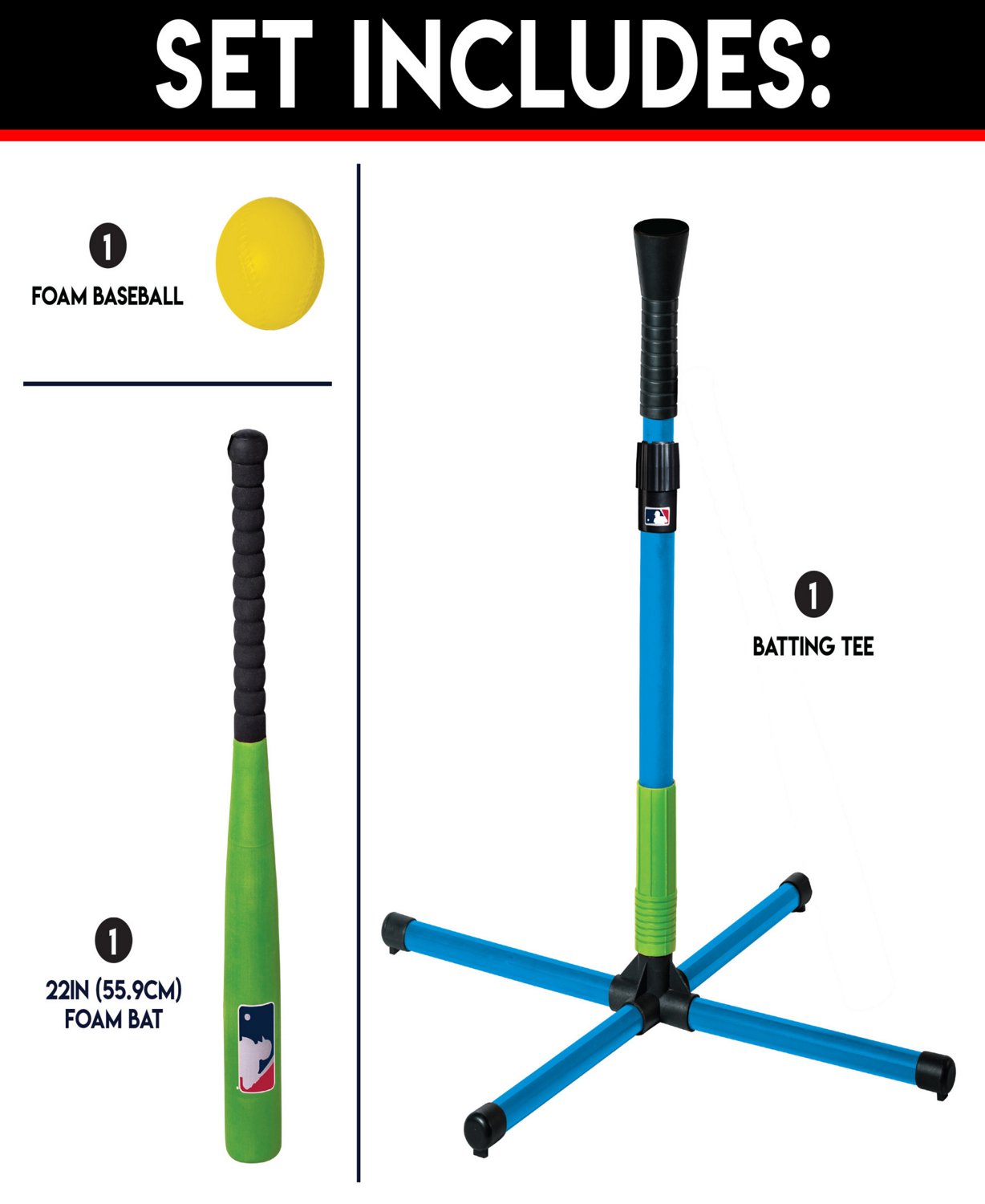 Franklin Youth MLB Foam XT Batting Tee Set - view number 2