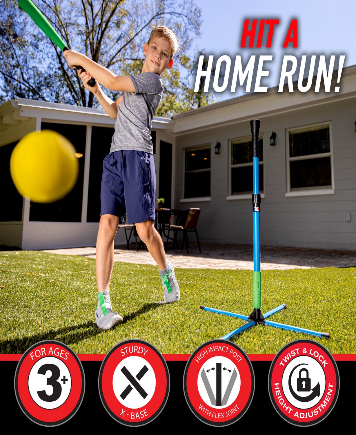 Franklin Youth MLB Foam XT Batting Tee Set - view number 8