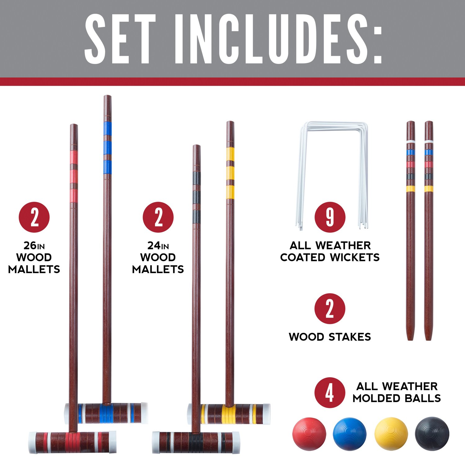Franklin Starter Croquet Set                                                                                                     - view number 3