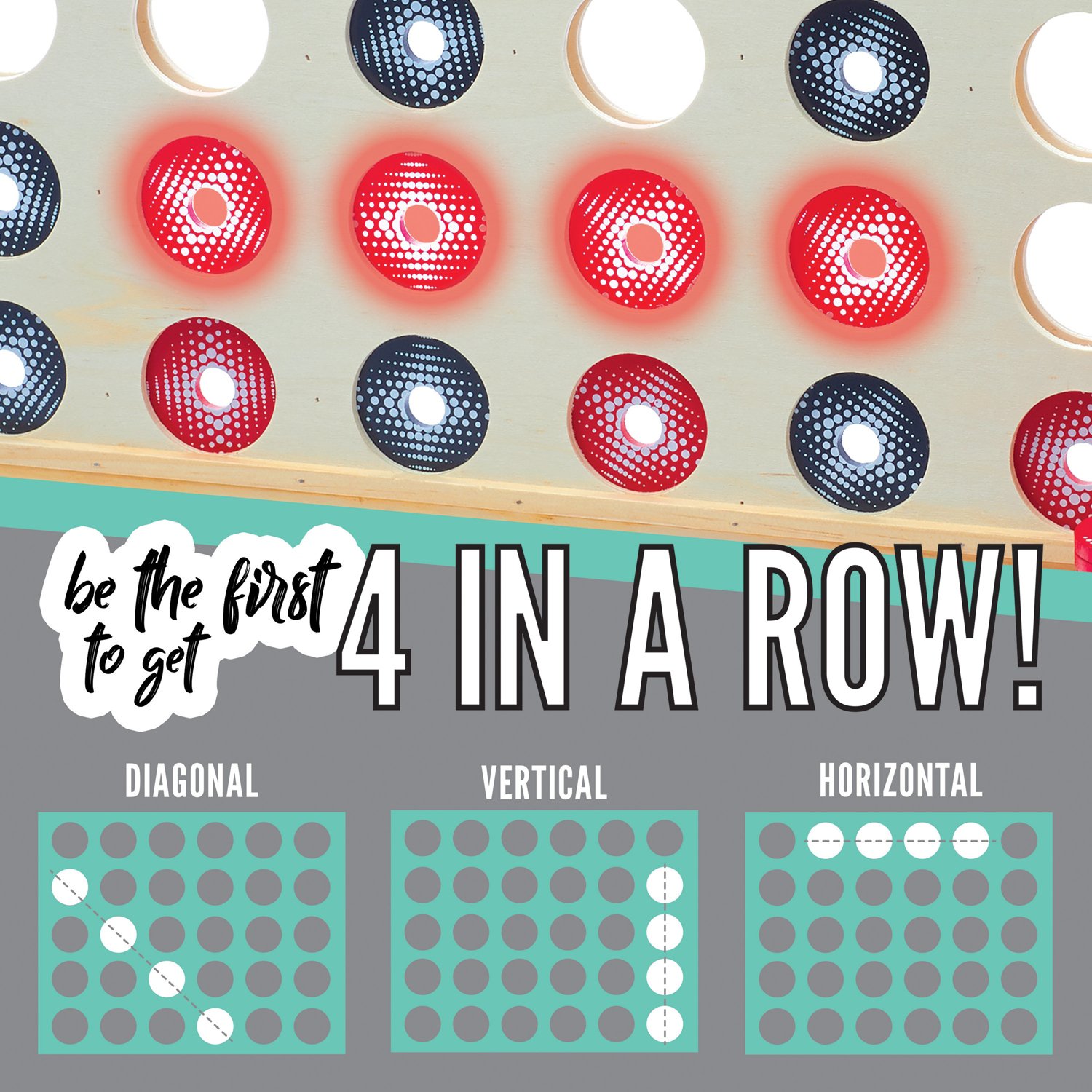 Franklin Jumbo Connect 4 In A Row Game Set                                                                                       - view number 5