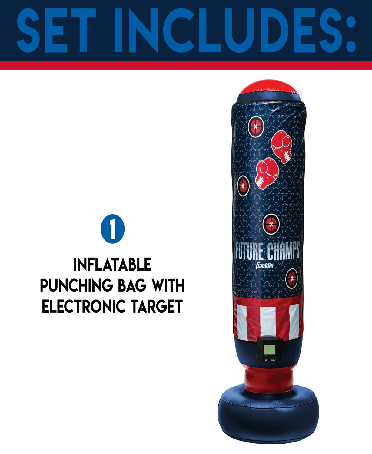 Franklin Future Champs Electronic Inflatable Boxing Bag - view number 2