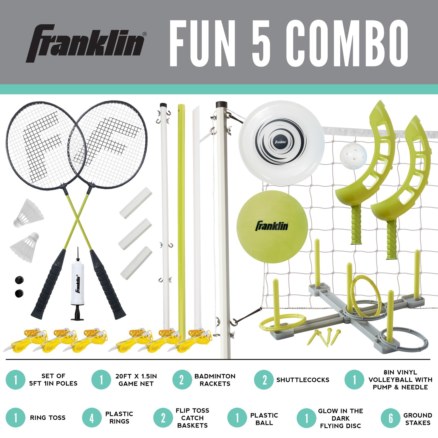 Franklin Sports Fun 5 Combo - view number 2