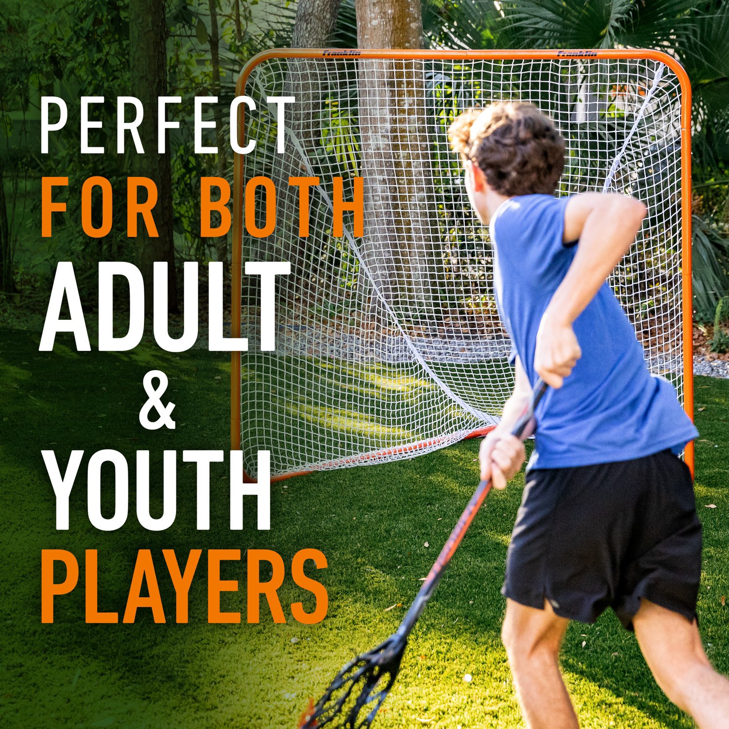 Franklin Sports Quikset 6 ft x 6 ft x 6 ft Lacrosse Goal