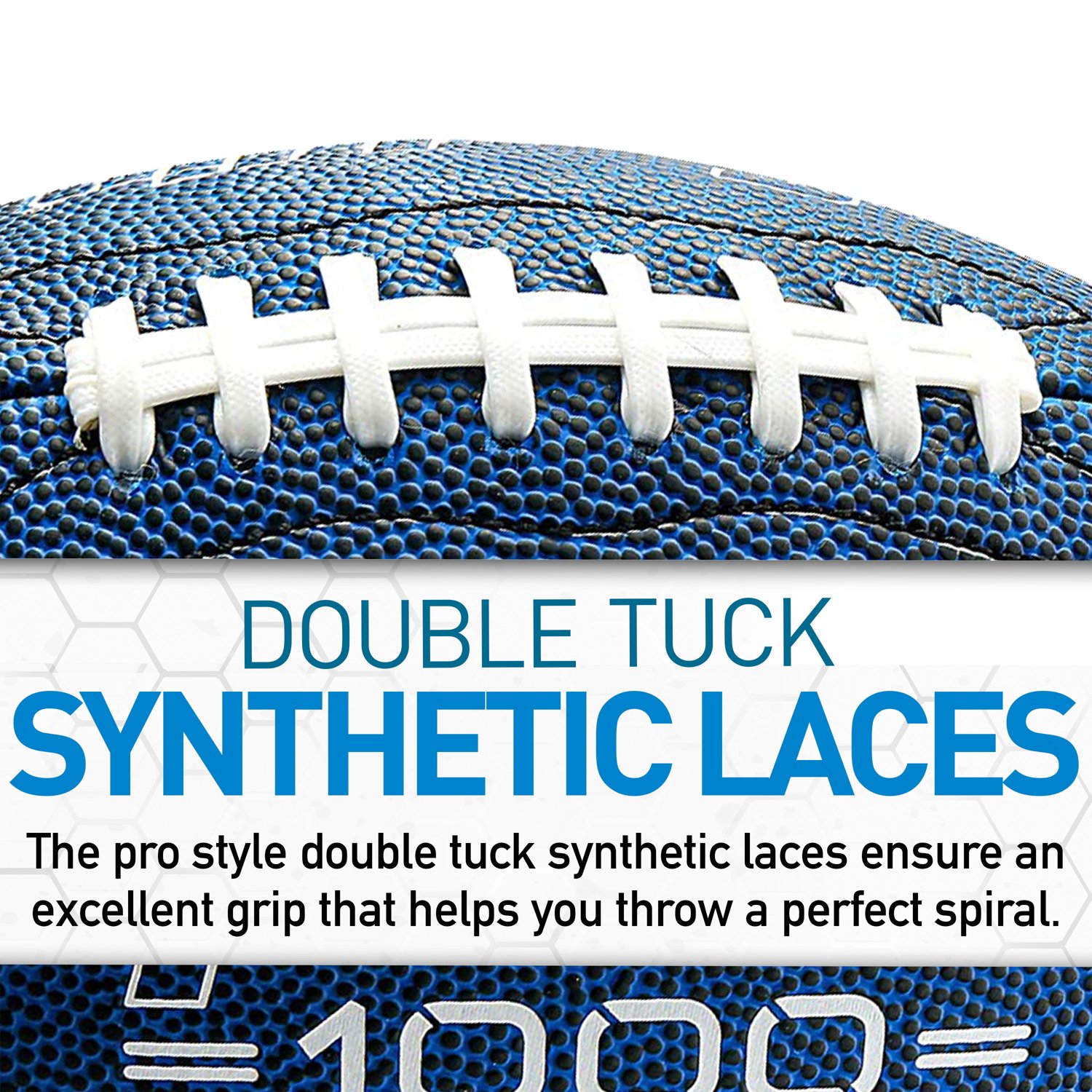 Franklin Grip-Rite 1000 Junior Size Footballs 12-Pack                                                                            - view number 3