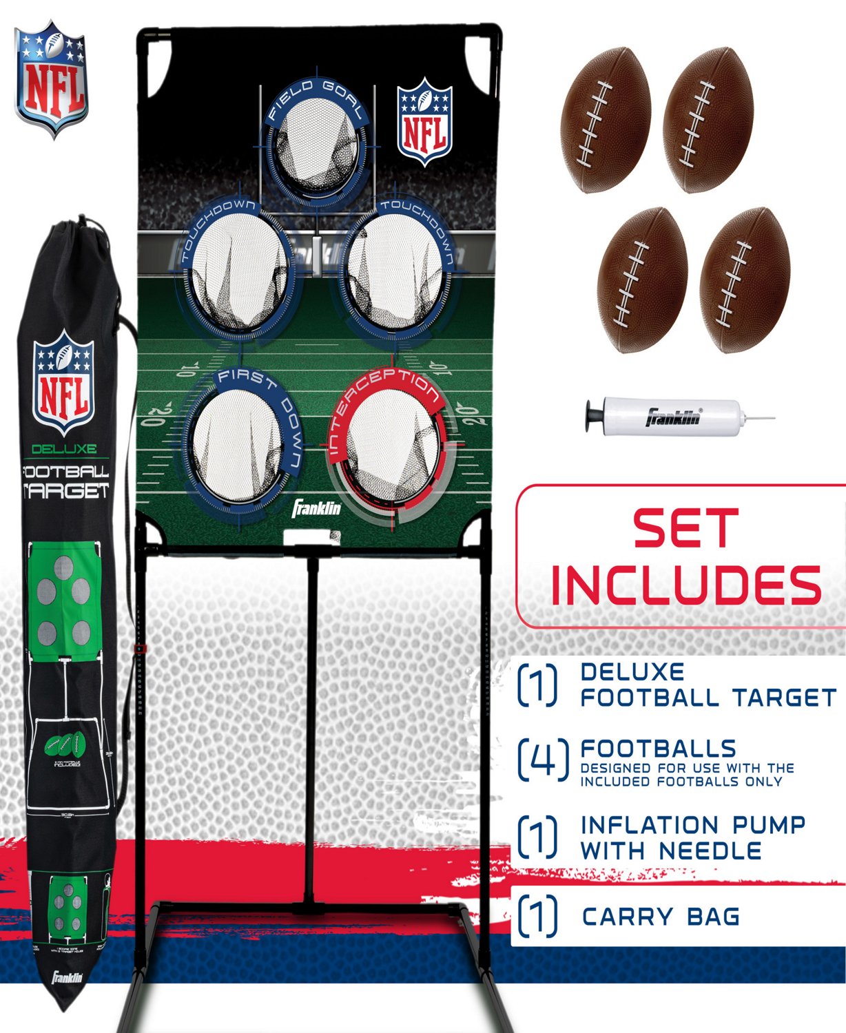 Franklin NFL Deluxe Football Target Game                                                                                         - view number 3