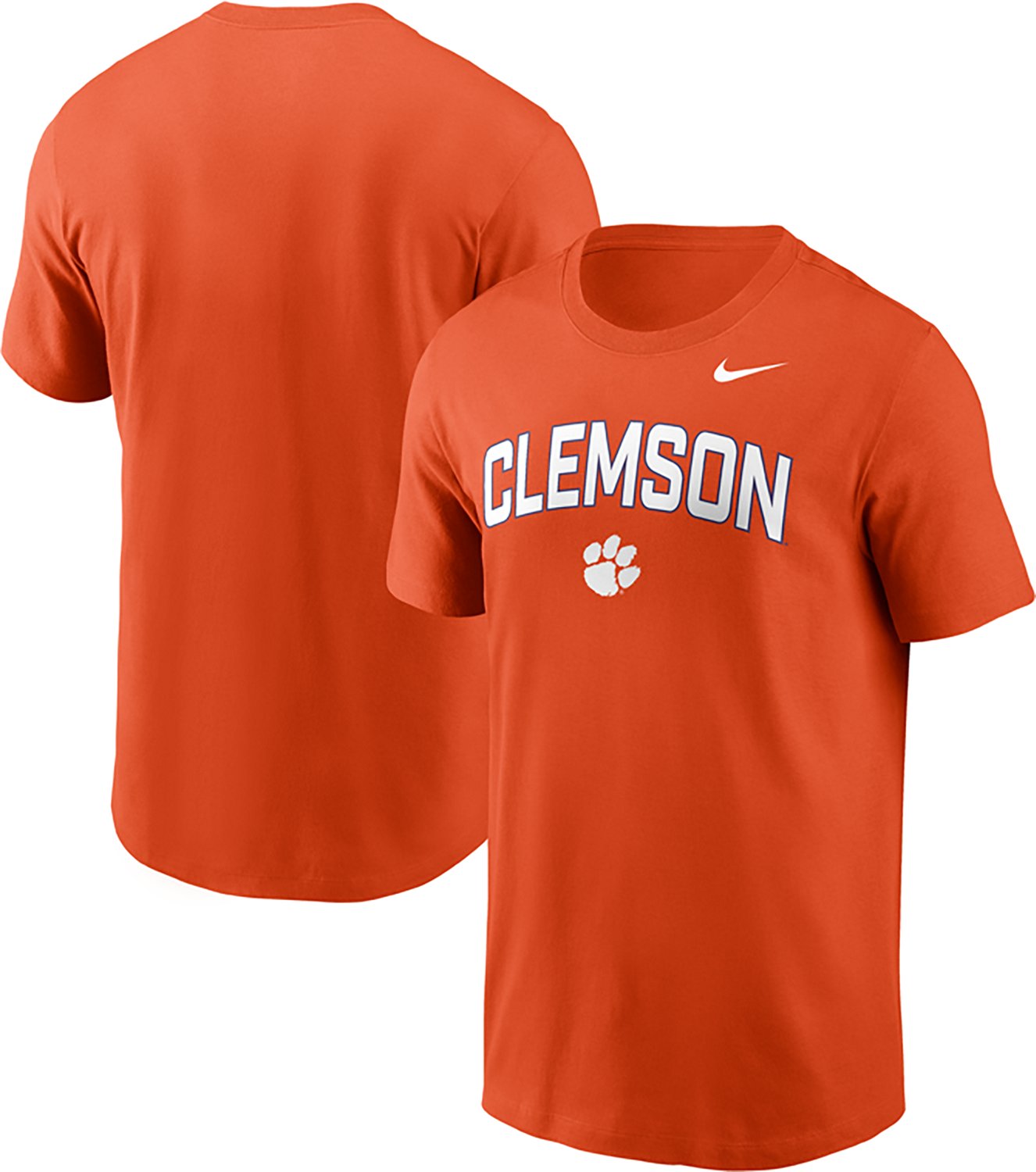 Nike Men's Clemson Arch Stack T-shirt - view number 3