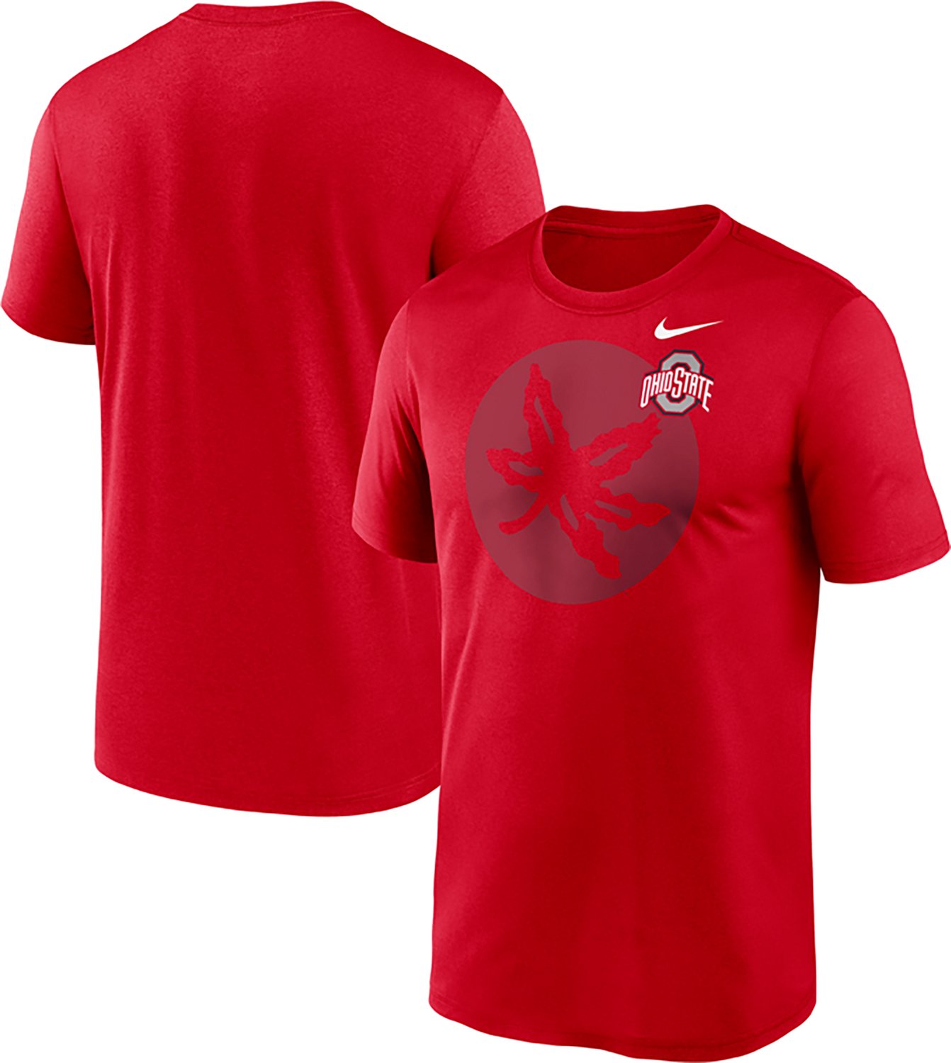 Nike Men's Ohio State Legend Shadow Logo T-shirt - view number 3