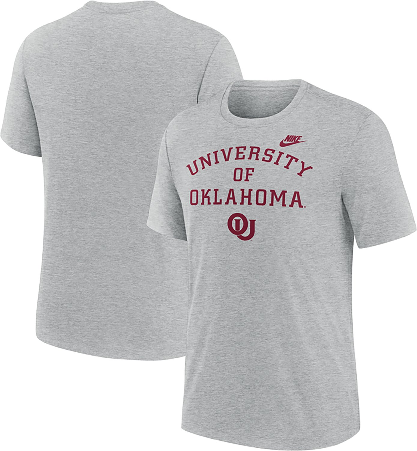 Nike Men's Oklahoma Arch Vault Logo Legacy Triblend T-shirt - view number 3