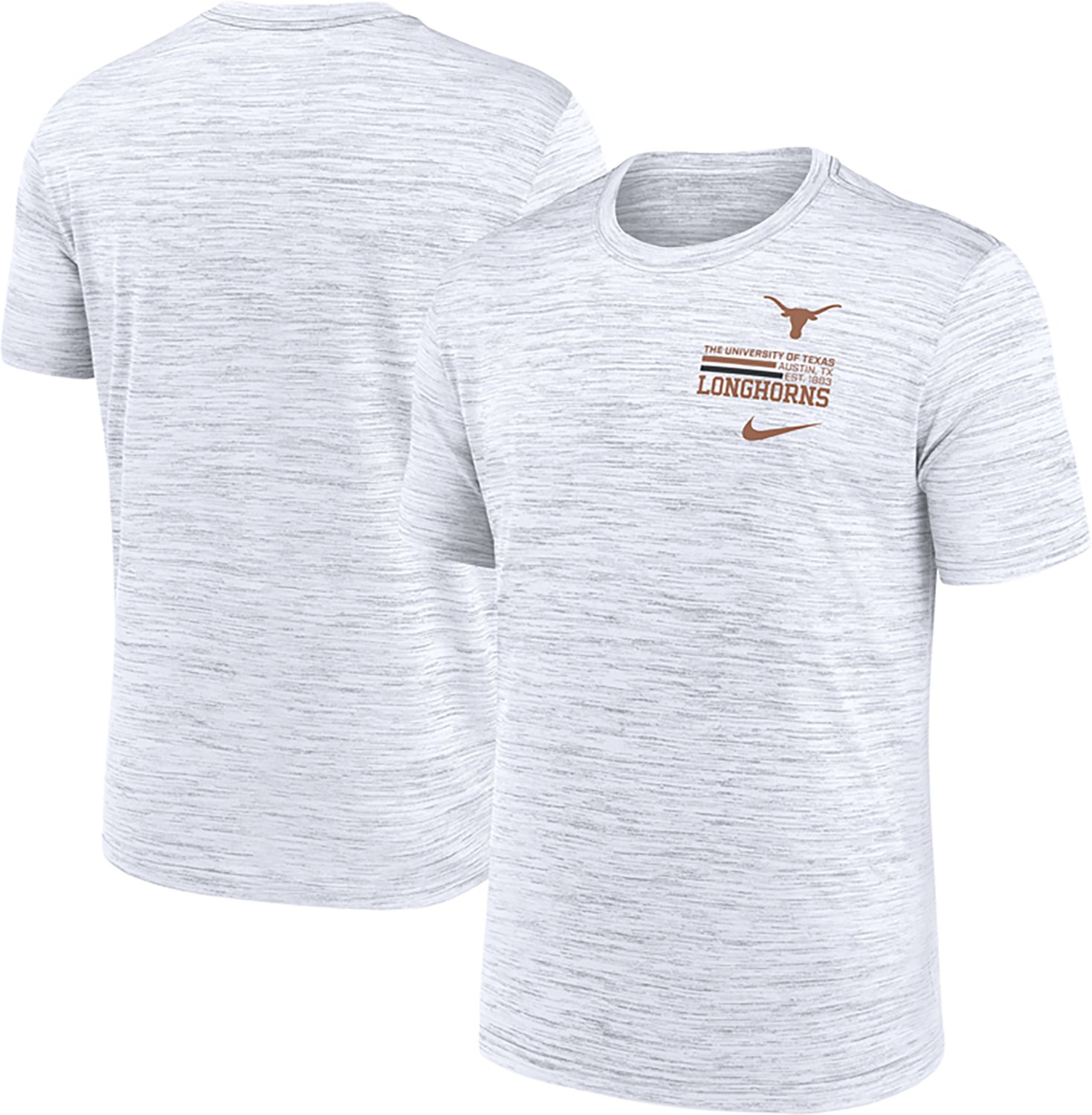 Nike Men's Texas Velocity Stacked Chest Logo T-shirt - view number 4