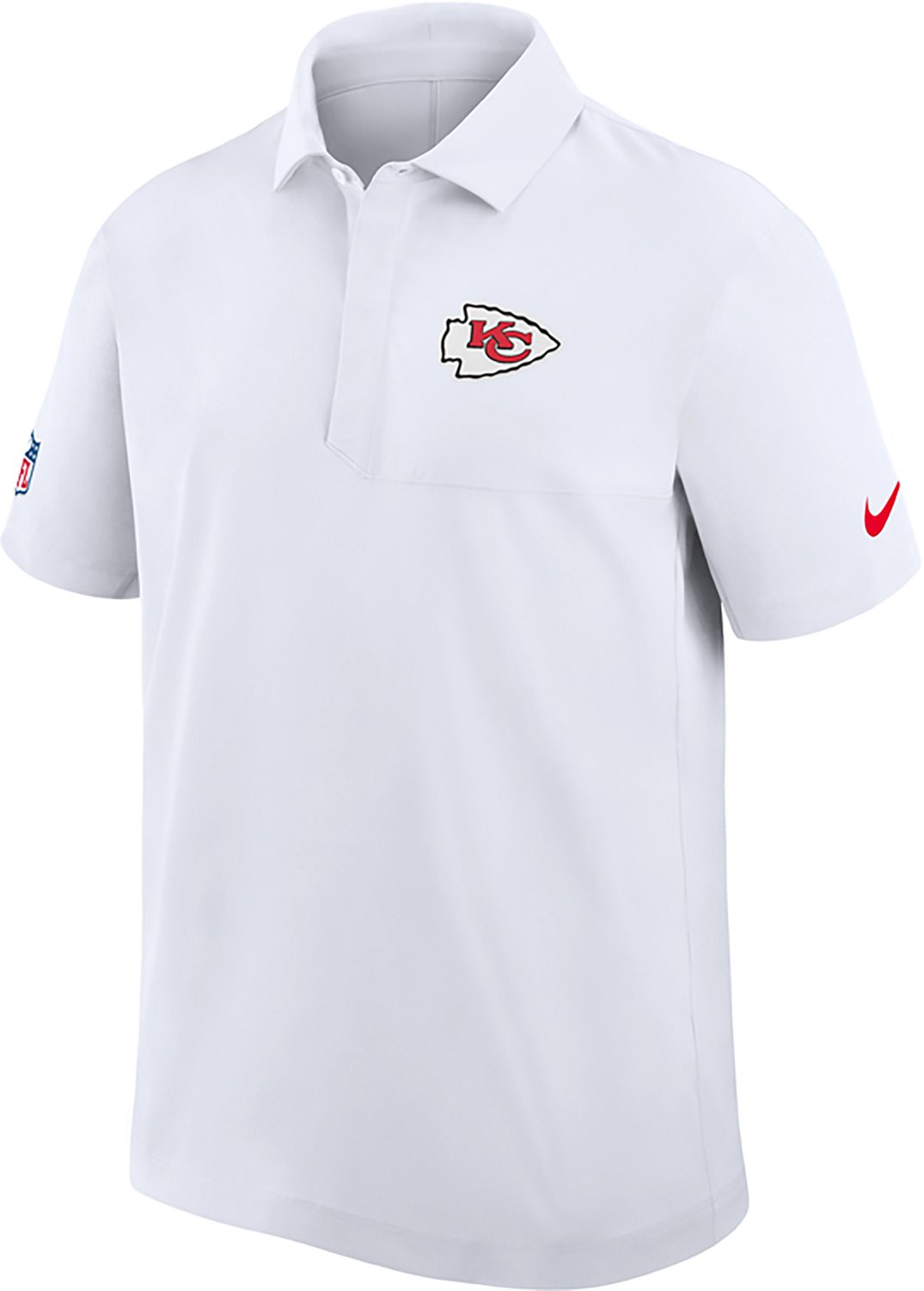 Nike Men's Chiefs Dri-FIT Sideline Woven Coach's Polo Shirt - view number 1