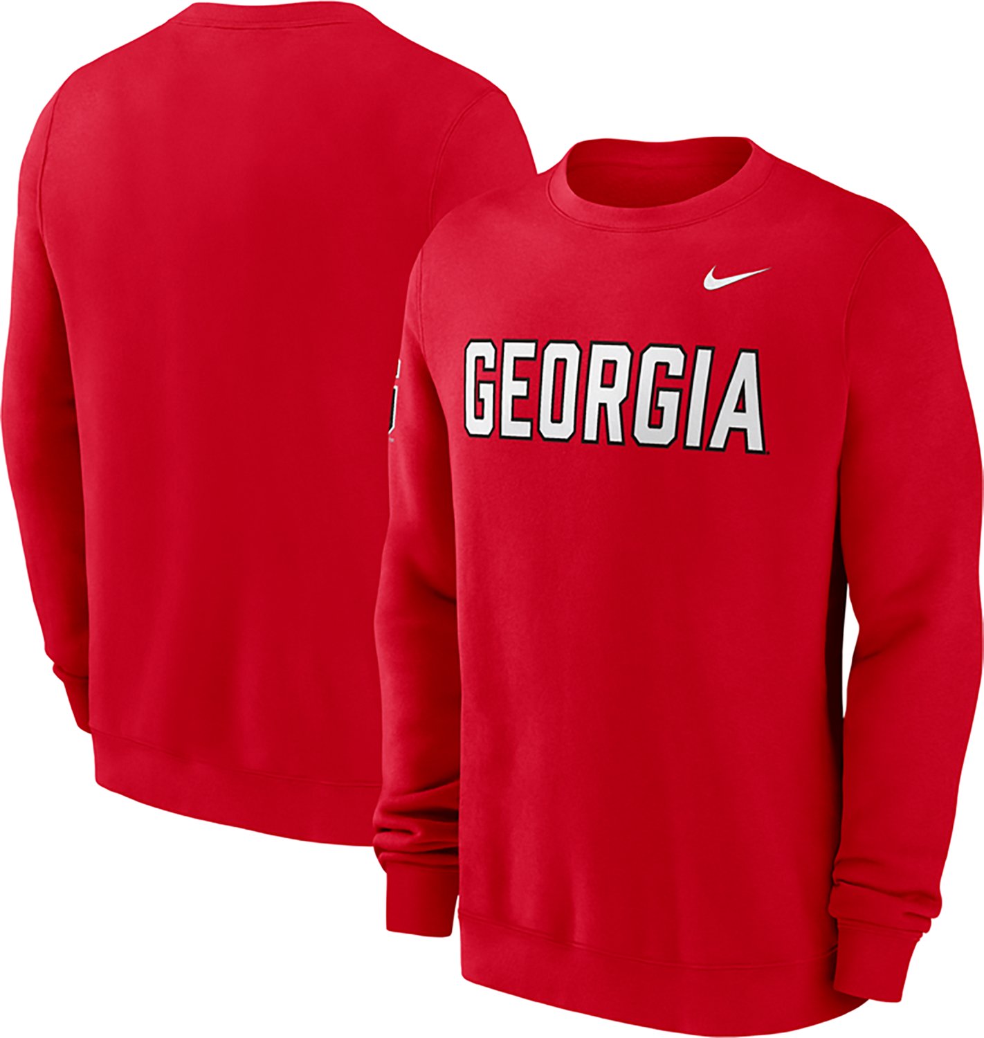 Nike Men's Georgia Block Team Fleece Club Crew - view number 3