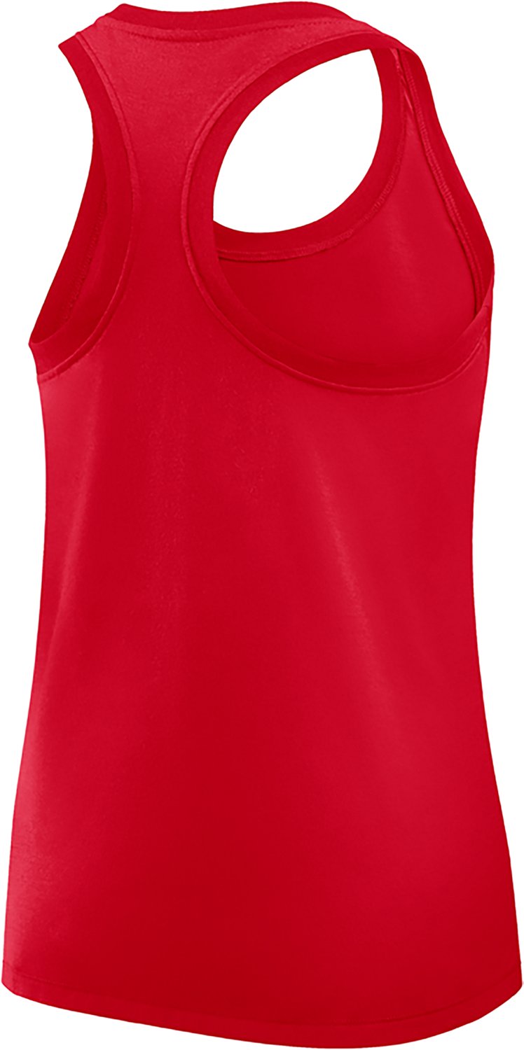 Nike Women's Georgia Team Over Primary Logo Racerback Tank Top - view number 2