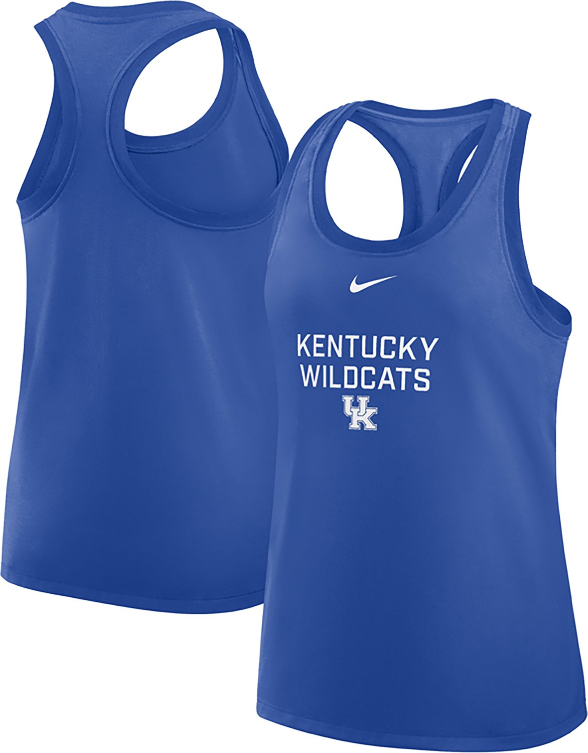 Nike Women's Kentucky Team Over Primary Logo Racerback Tank Top - view number 3