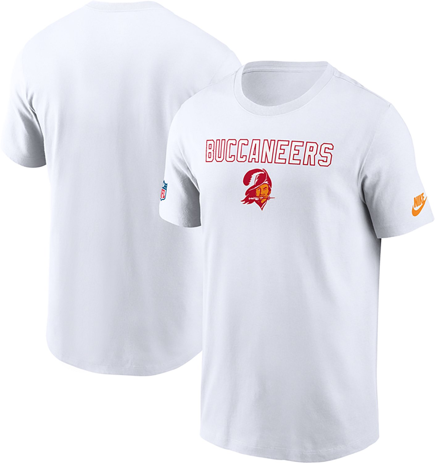 Nike Men's Buccaneers Dri-Fit Team Issue Crew T-shirt - view number 3