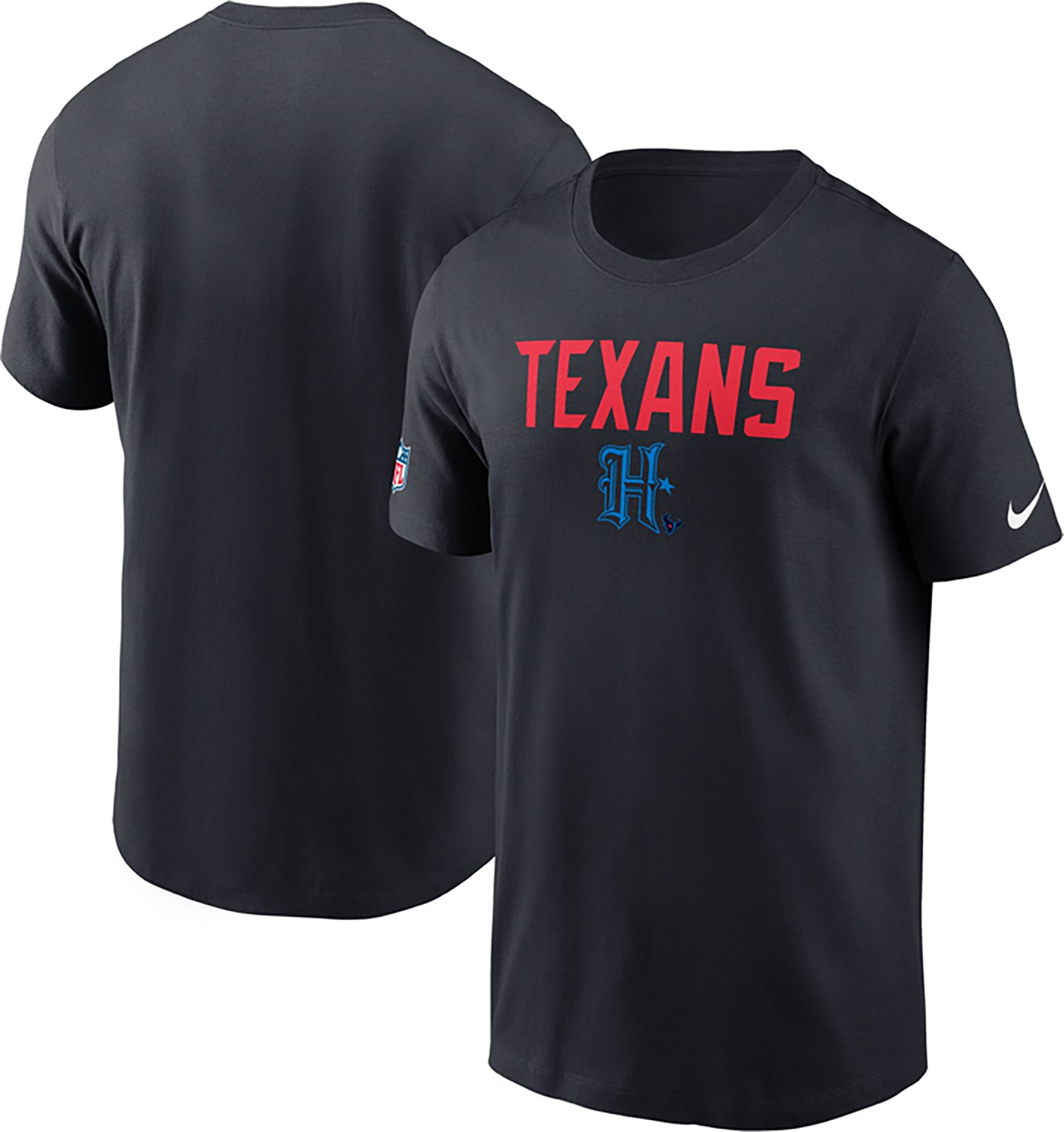 Nike Men's Houston Texans Dri-FIT Team Issue Graphic T-shirt - view number 3