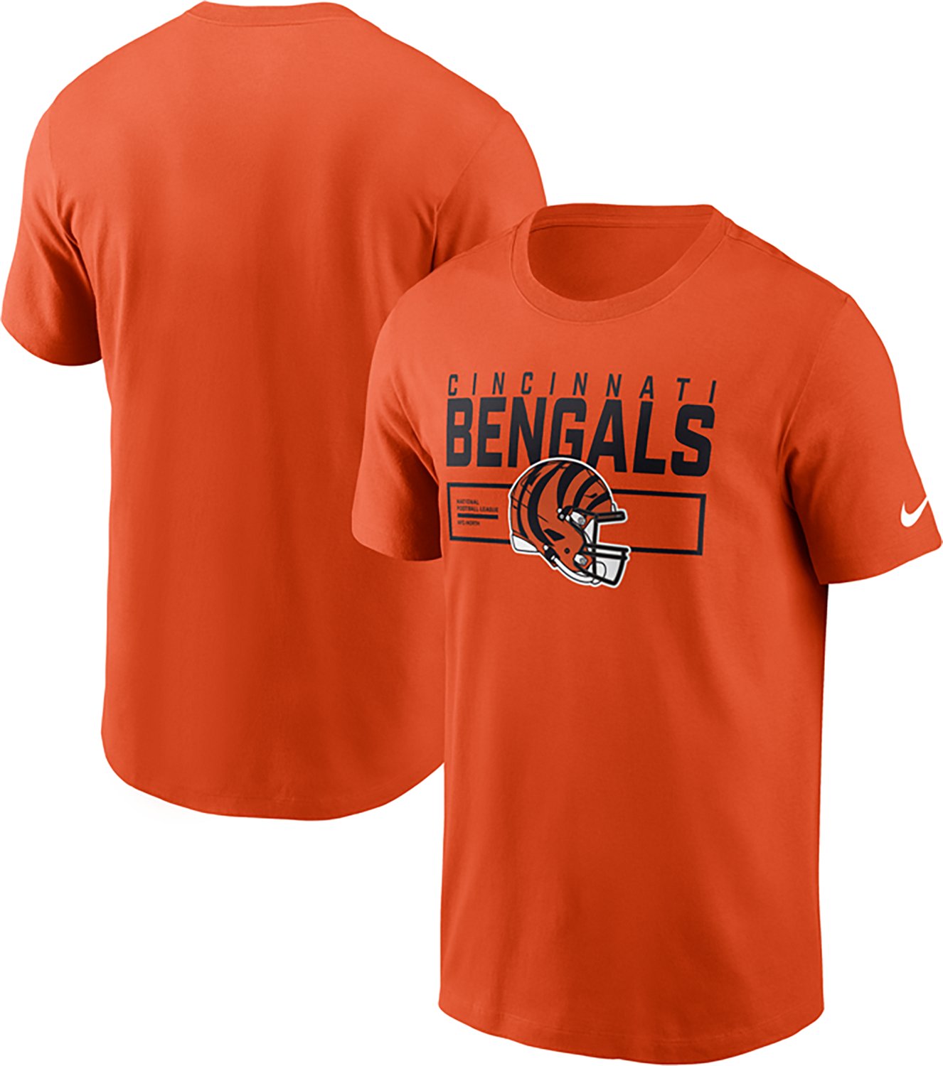 Nike Men's Bengals Helmet Essential T-shirt - view number 3
