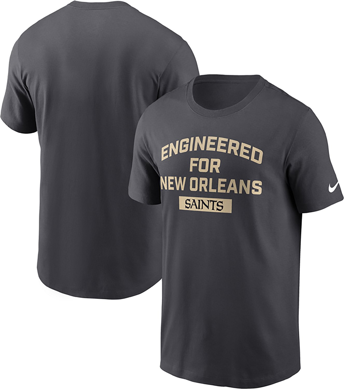 Nike Men's New Orleans Saints Team City Essential Graphic T-shirt - view number 4