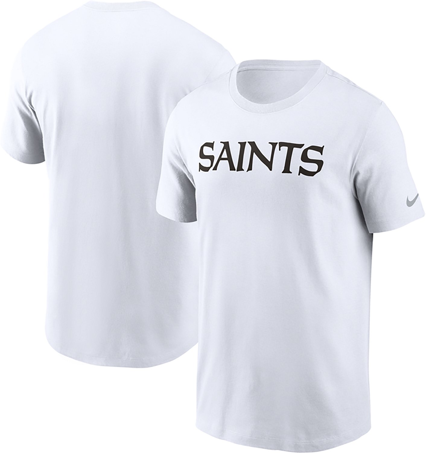 Nike Men's New Orleans Saints Wordmark Essential Graphic T-shirt - view number 3