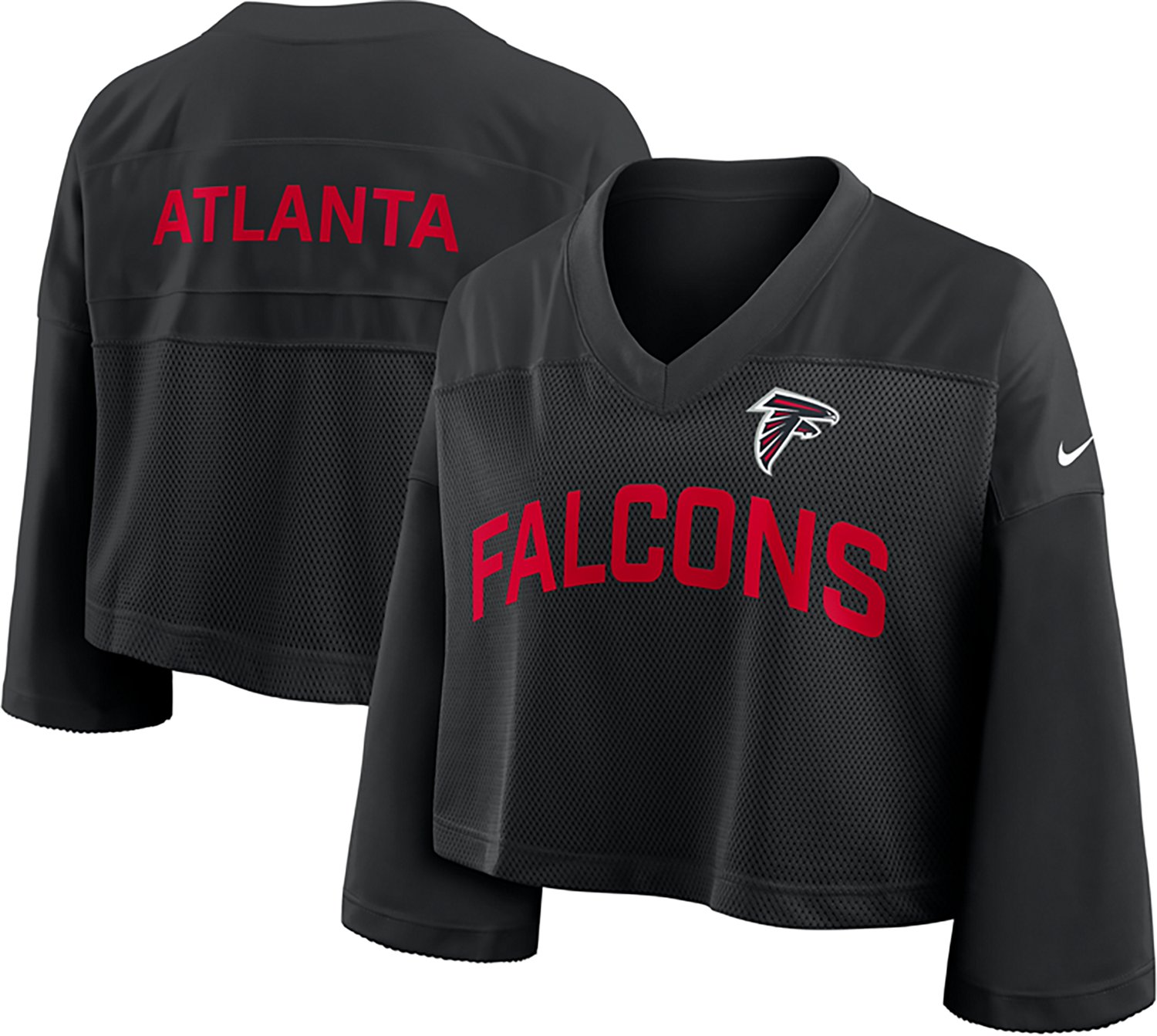 Nike Women's Falcons Jersey Fashion Top - view number 3