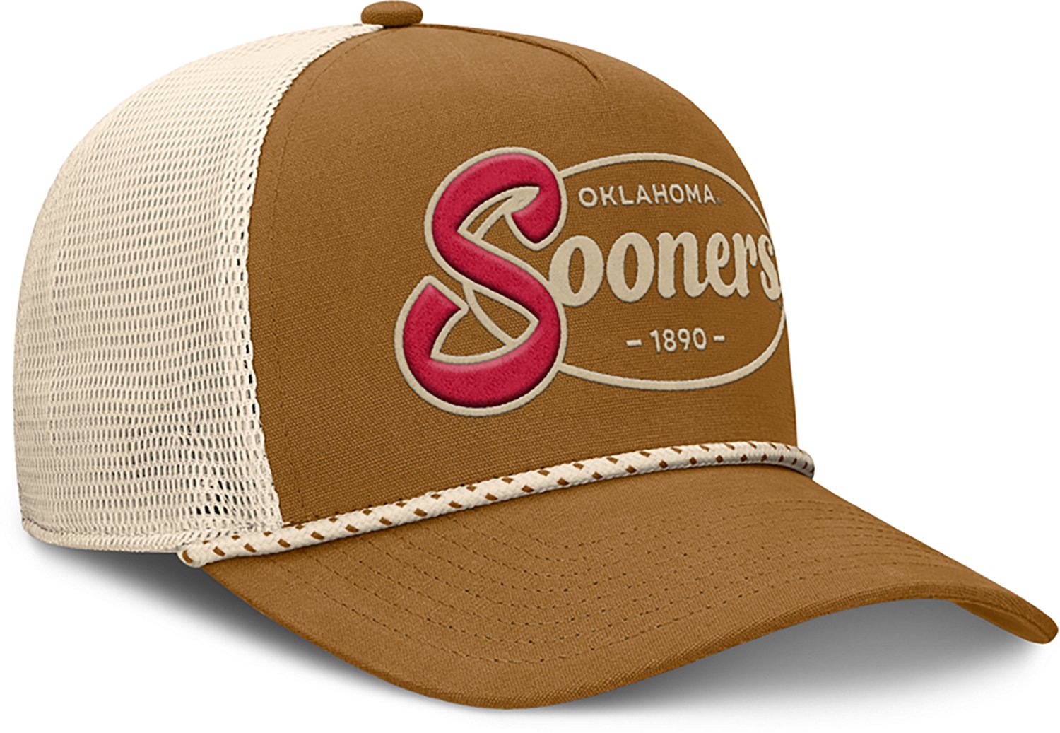 Fanatics Adults' Oklahoma College Fetch Structured Adjustable Cap - view number 3