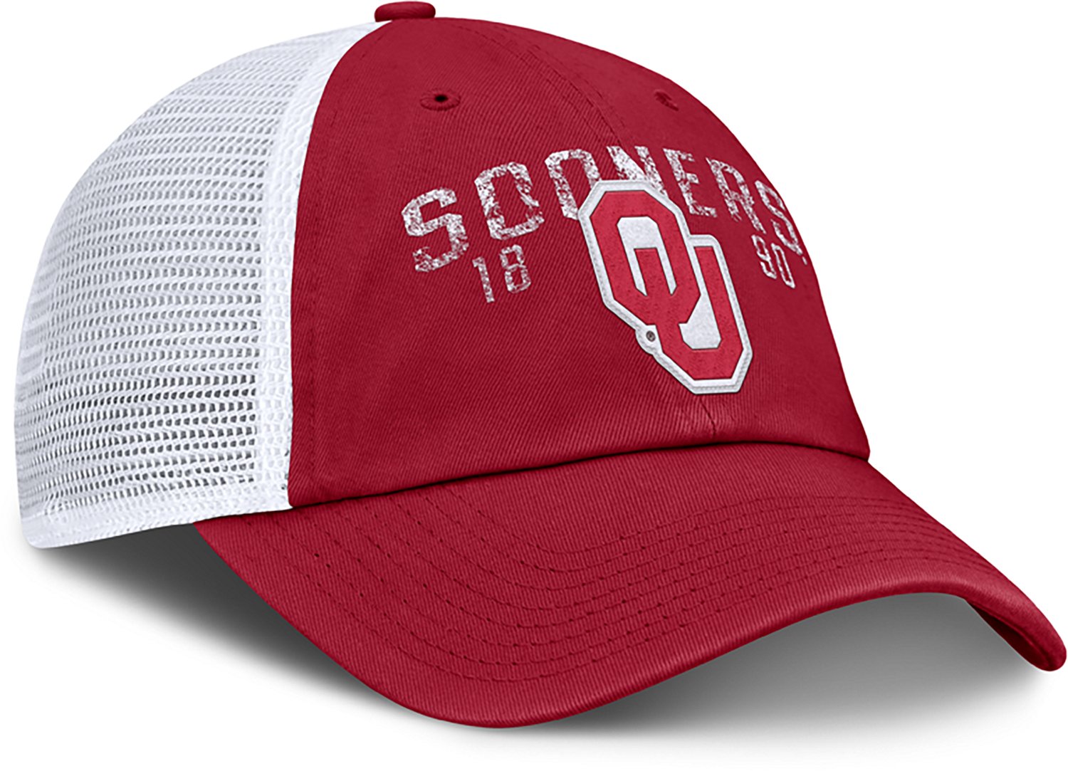 Fanatics Adults' Oklahoma College Letterman Unstructured Mesh Cap - view number 3