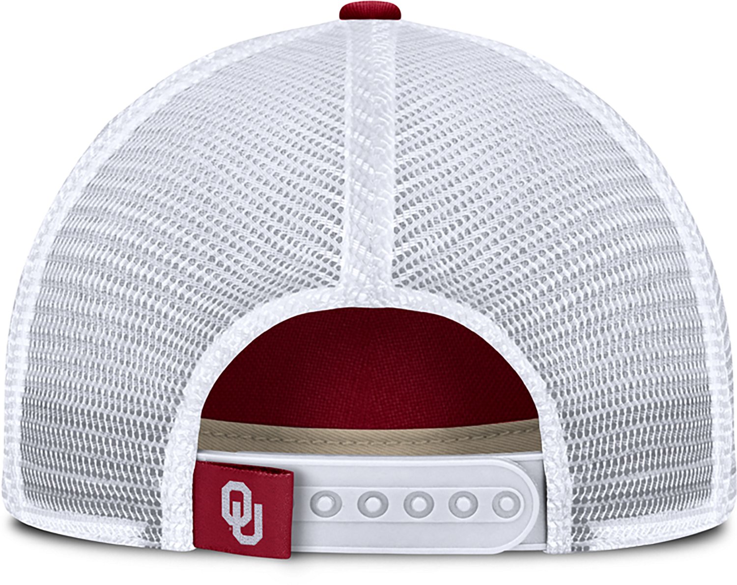 Fanatics Adults' Oklahoma College Letterman Unstructured Mesh Cap - view number 4
