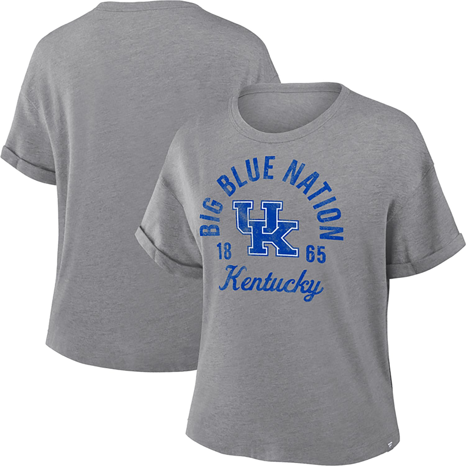 Fanatics Women's Kentucky Arch Logo Script Triblend T-shirt - view number 3